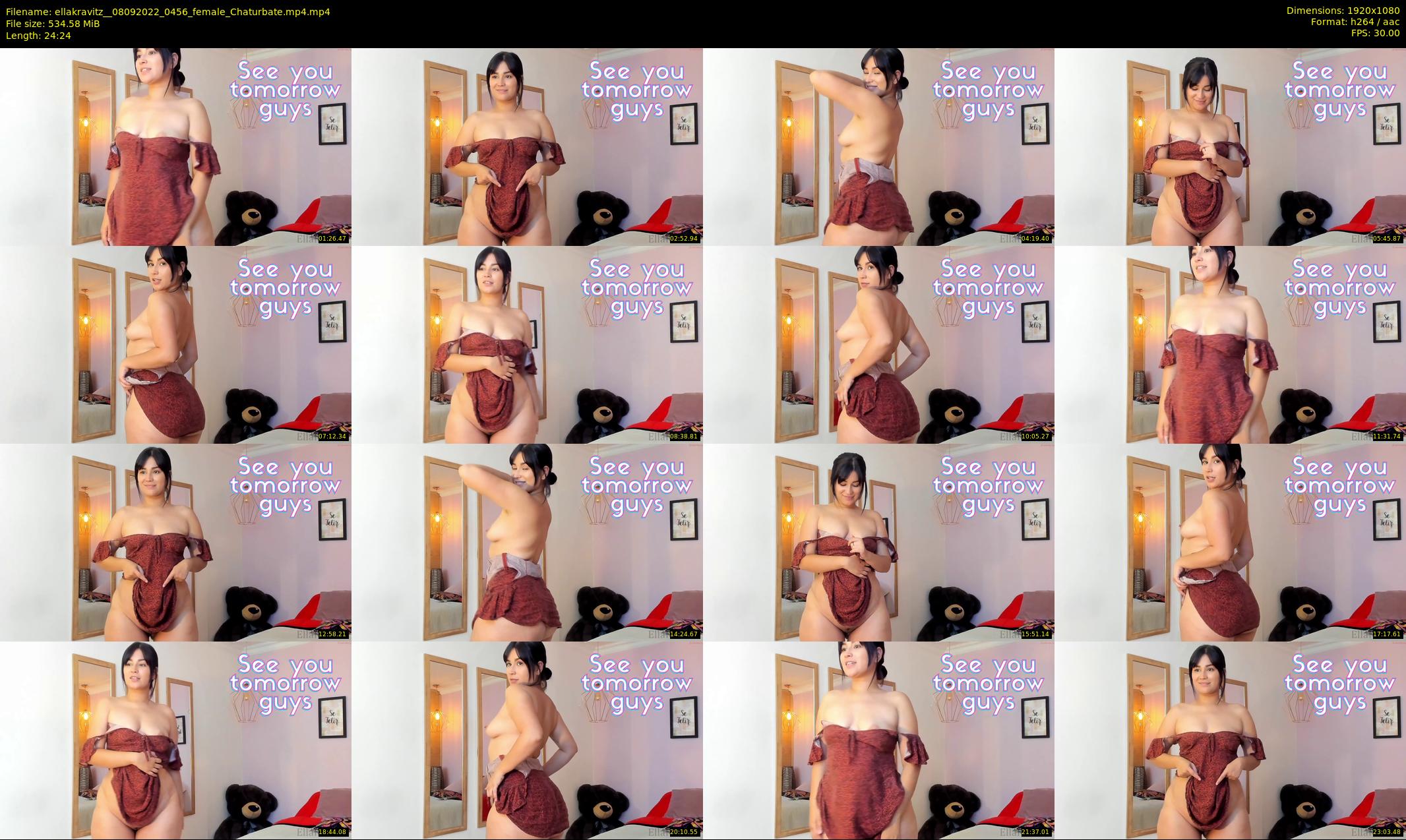 ellakravitz_ — 25 minute Chaturbate female cam show recording, 1080p, Sep 8, 2022