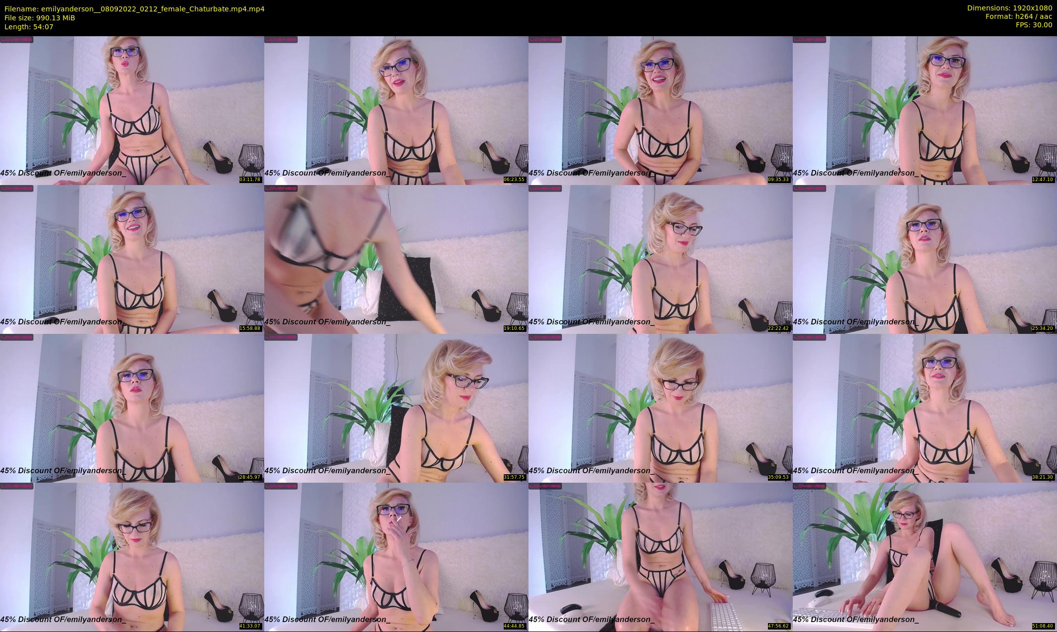 emilyanderson_ — 55 minute Chaturbate female cam show recording, 1080p, Sep 8, 2022