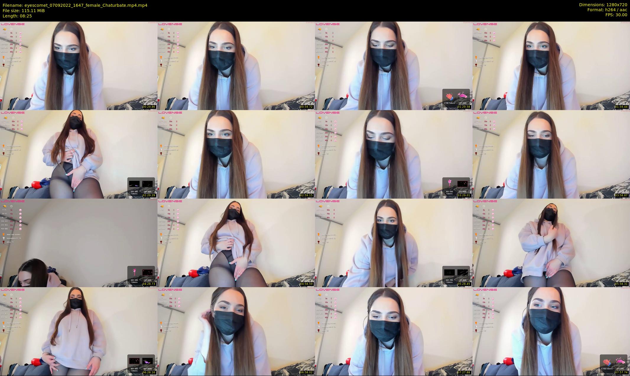 eyescomet — 9 minute Chaturbate female cam show recording, 720p, Sep 7, 2022