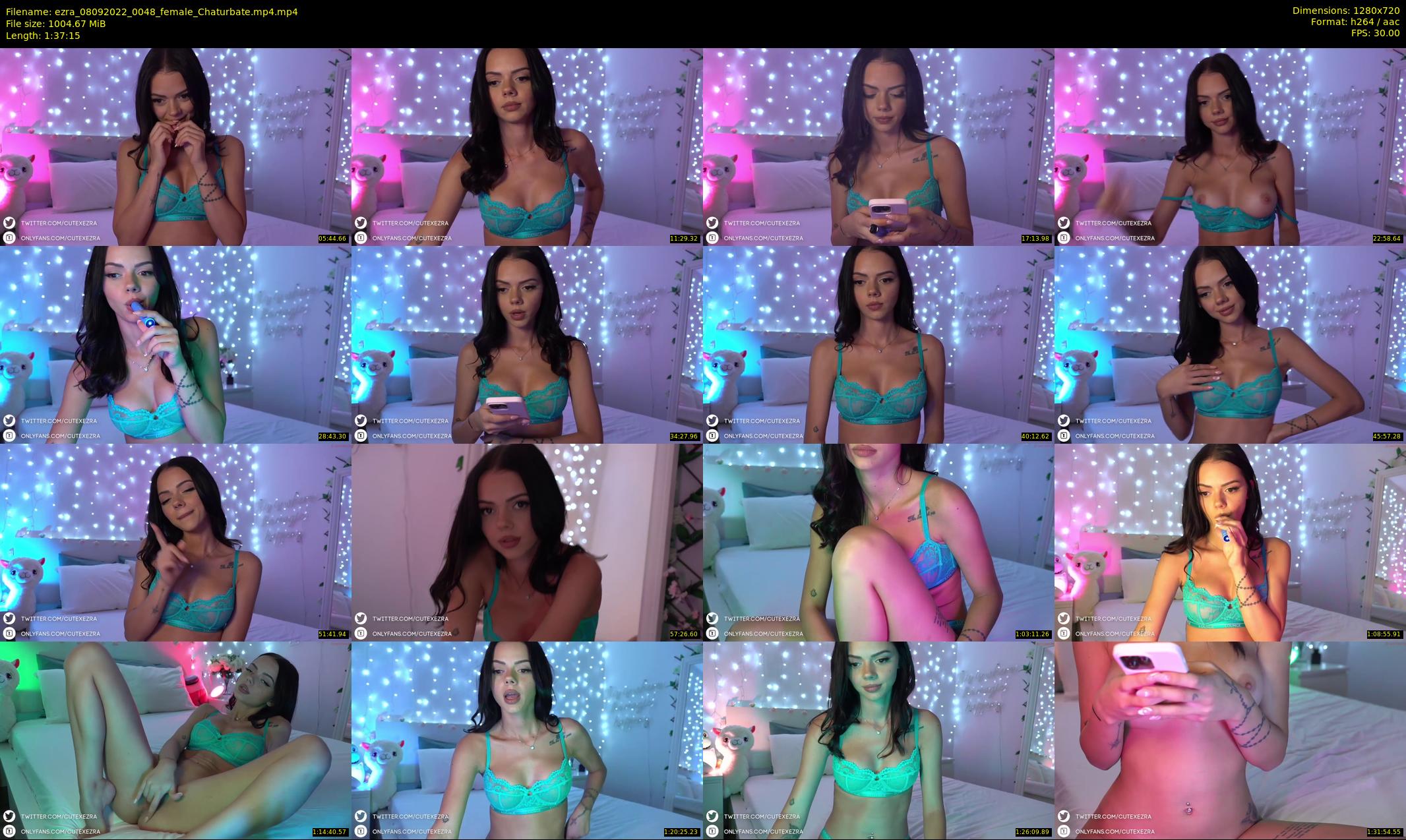 ezra — 98 minute Chaturbate female cam show recording, 720p, Sep 8, 2022