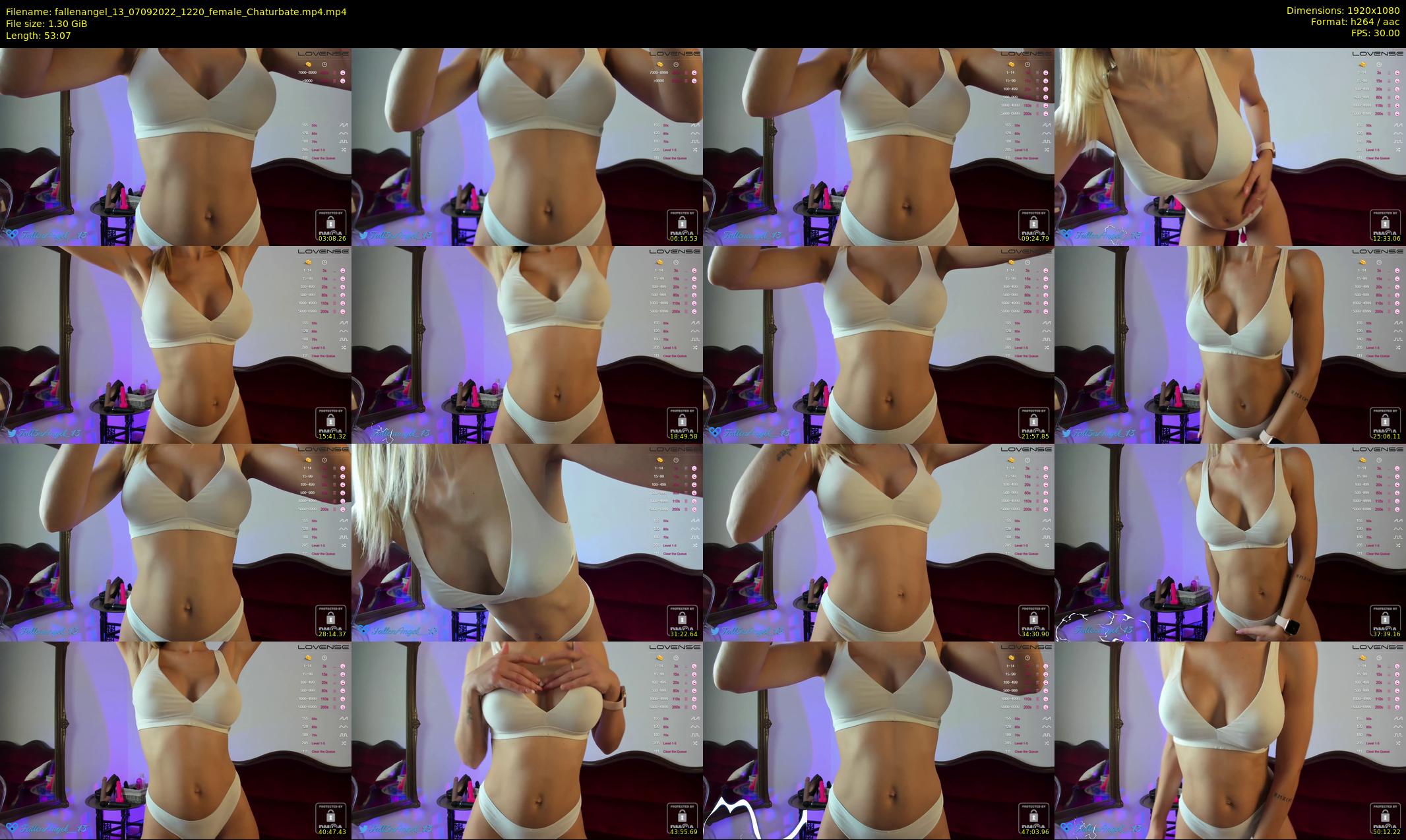 fallenangel_13 — 54 minute Chaturbate female cam show recording, 1080p, Sep 7, 2022