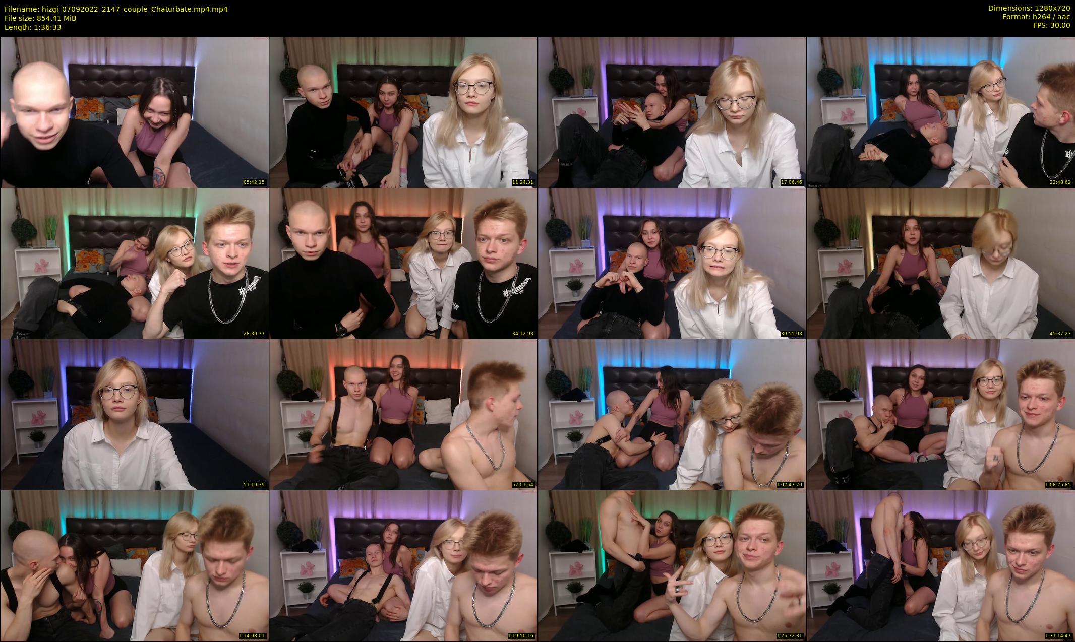 hizgi — 97 minute Chaturbate couple cam show recording, 720p, Sep 7, 2022