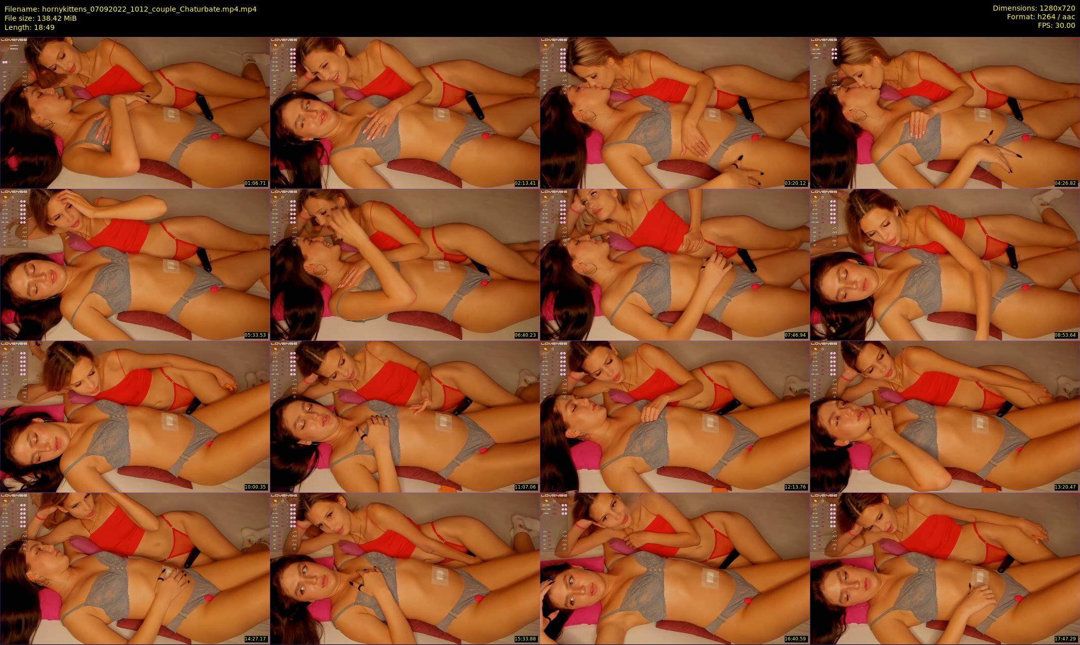 hornykittens — 19 minute Chaturbate couple cam show recording, 720p, Sep 7, 2022