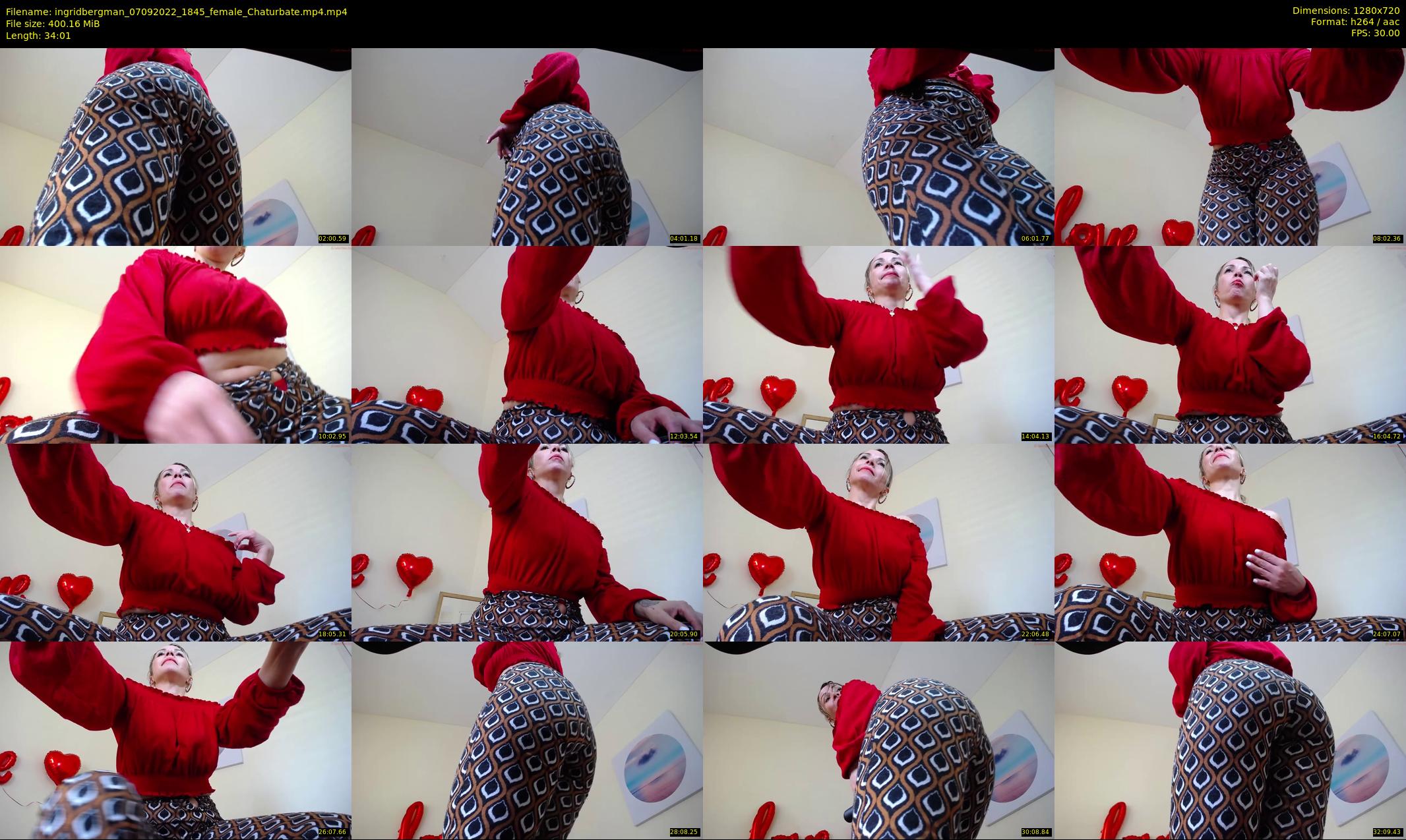 ingridbergman — 35 minute Chaturbate female cam show recording, 720p, Sep 7, 2022