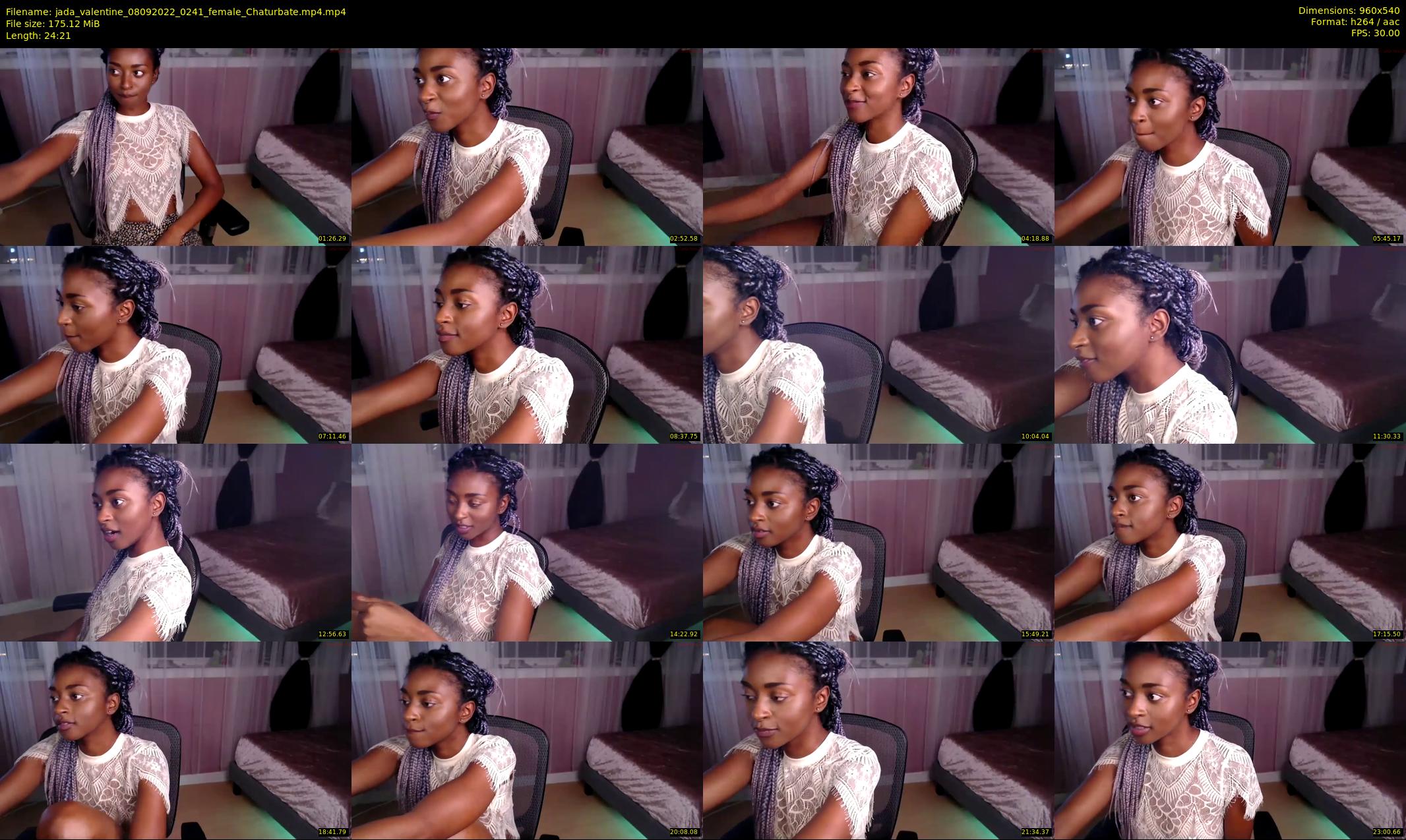 jada_valentine — 25 minute Chaturbate female cam show recording, 480p, Sep 8, 2022