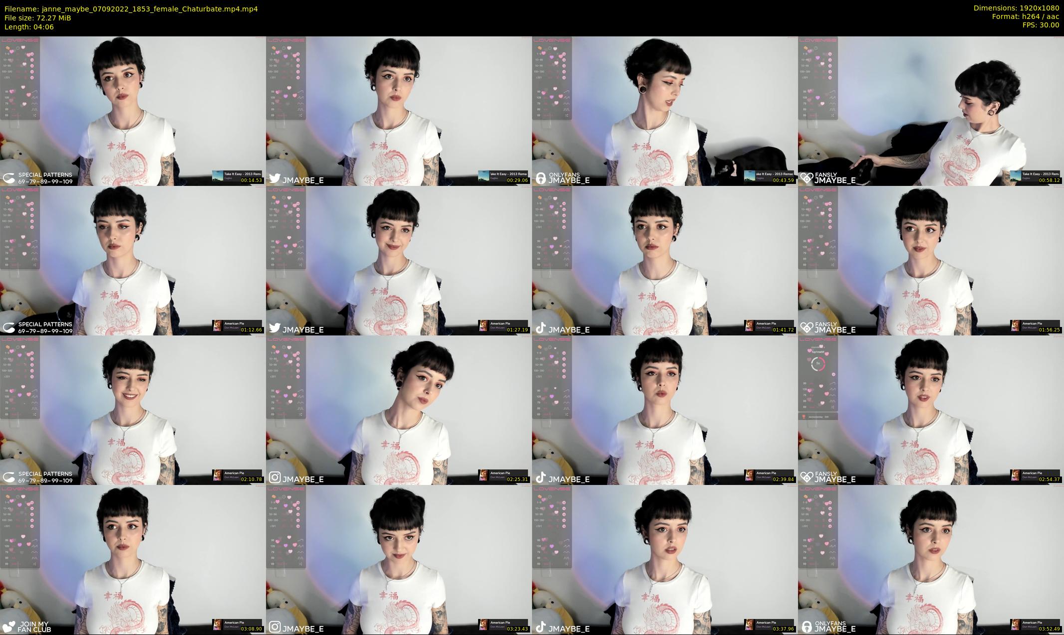 janne_maybe — 5 minute Chaturbate female cam show recording, 1080p, Sep 7, 2022