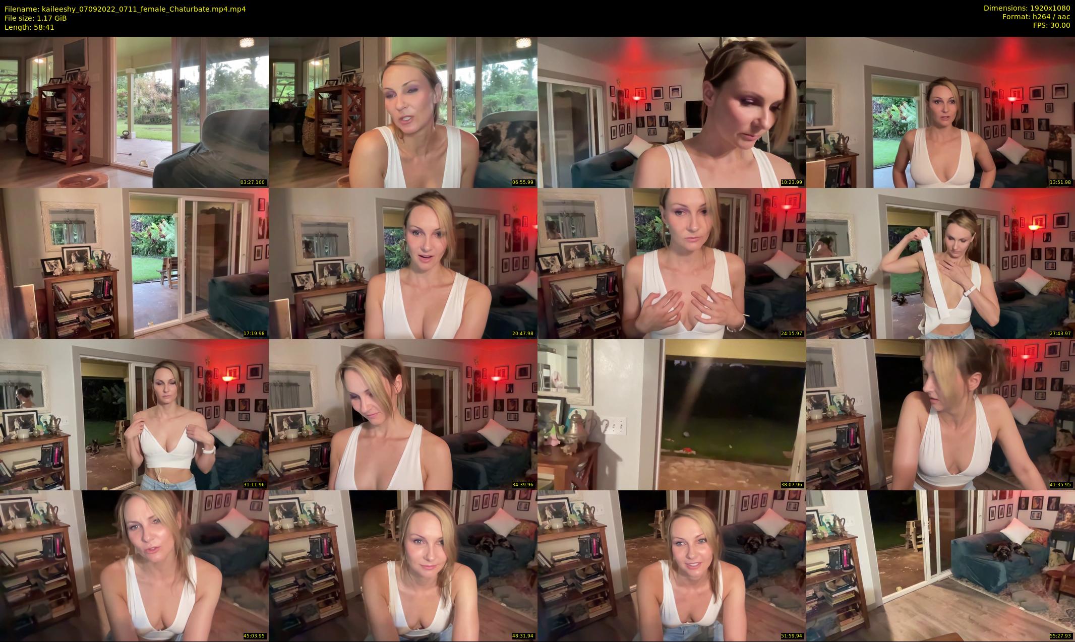 kaileeshy — 59 minute Chaturbate female cam show recording, 1080p, Sep 7, 2022