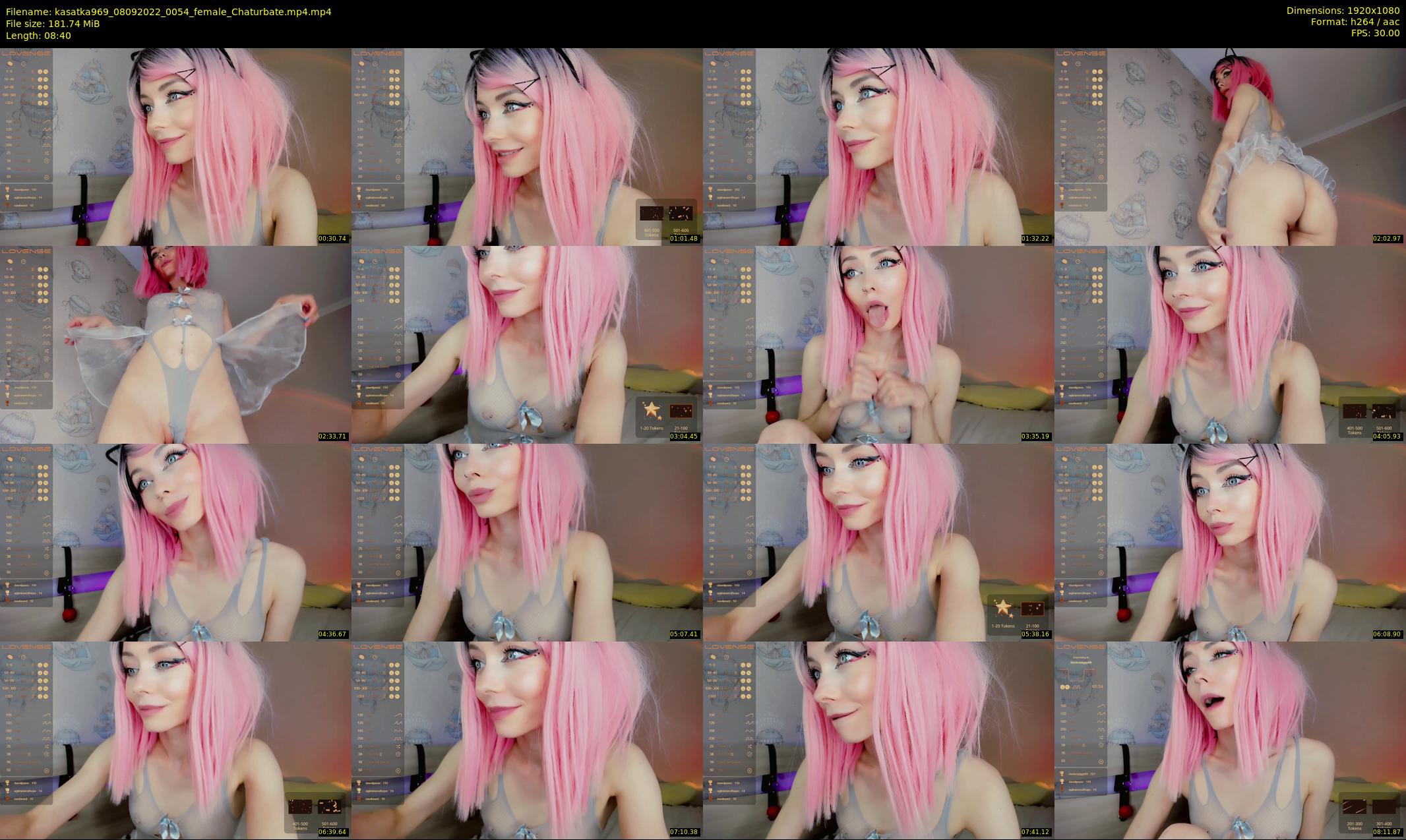 kasatka969 — 9 minute Chaturbate female cam show recording, 1080p, Sep 8, 2022