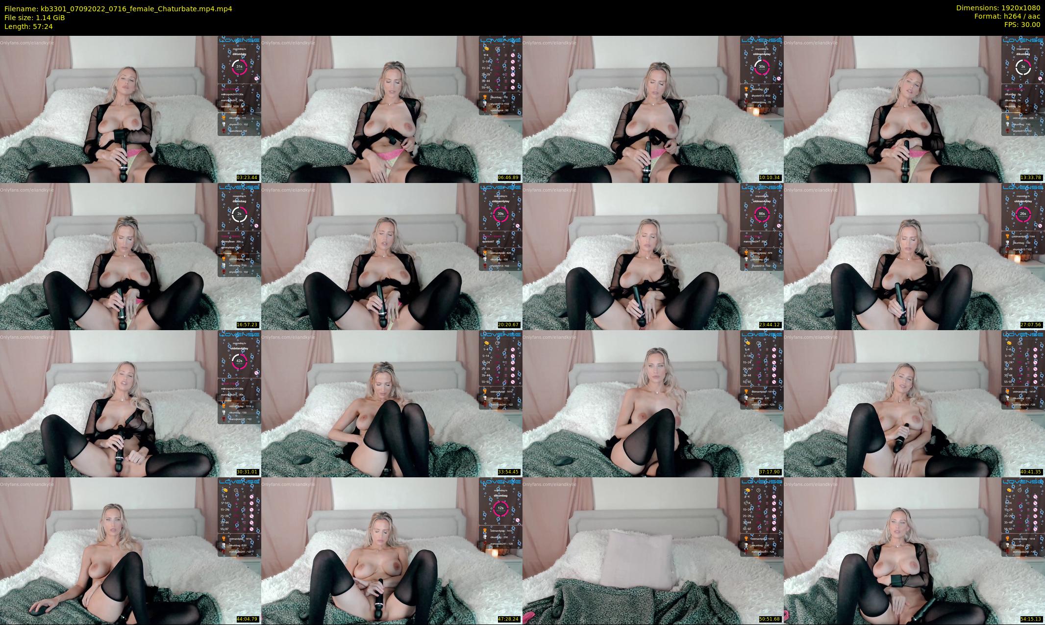 kb3301 — 58 minute Chaturbate couple cam show recording, 1080p, Sep 7, 2022