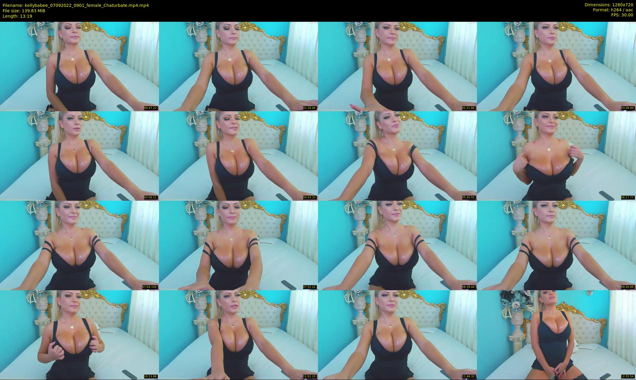 kellybabee — 14 minute Chaturbate female cam show recording, 720p, Sep 7, 2022