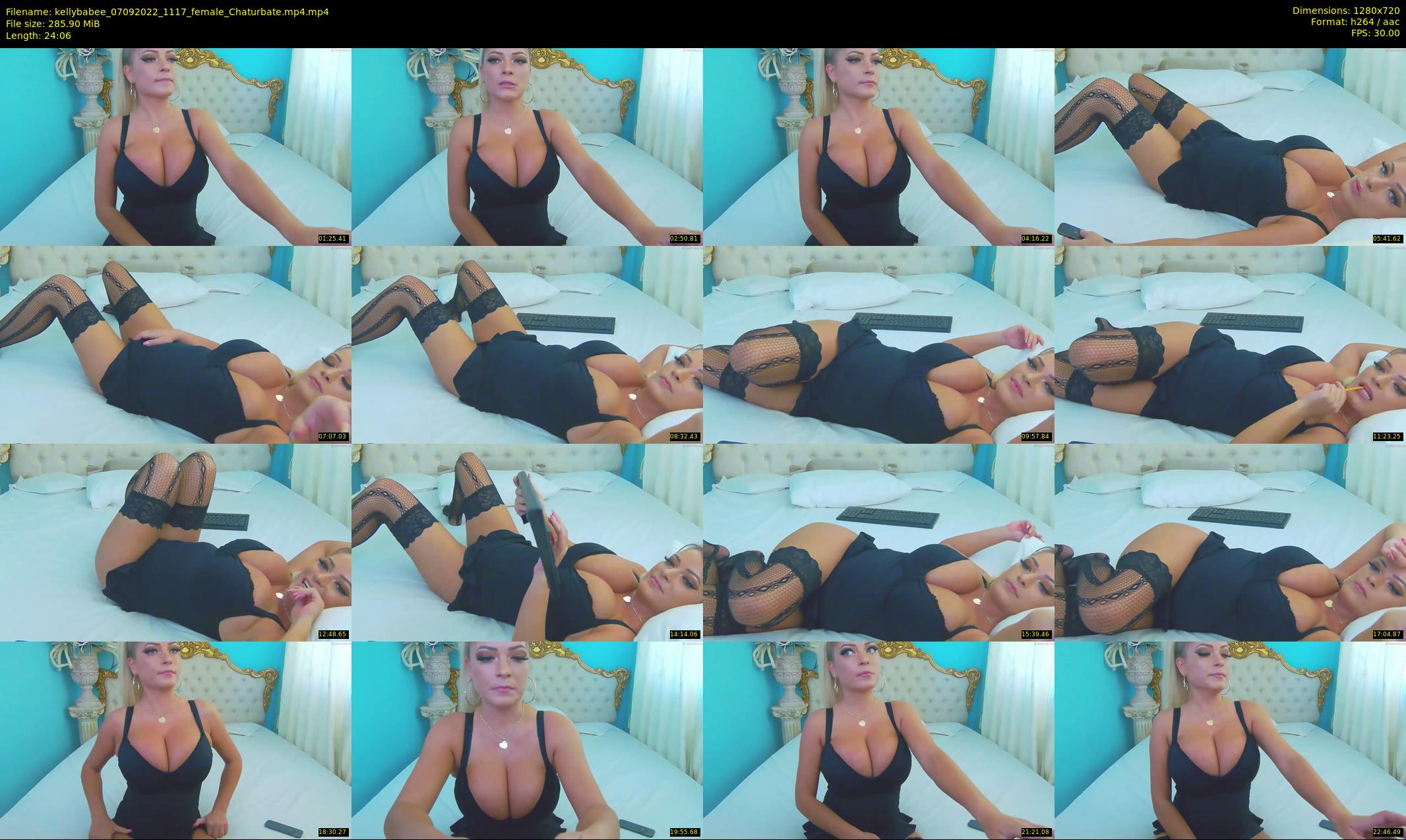 kellybabee — 25 minute Chaturbate female cam show recording, 720p, Sep 7, 2022