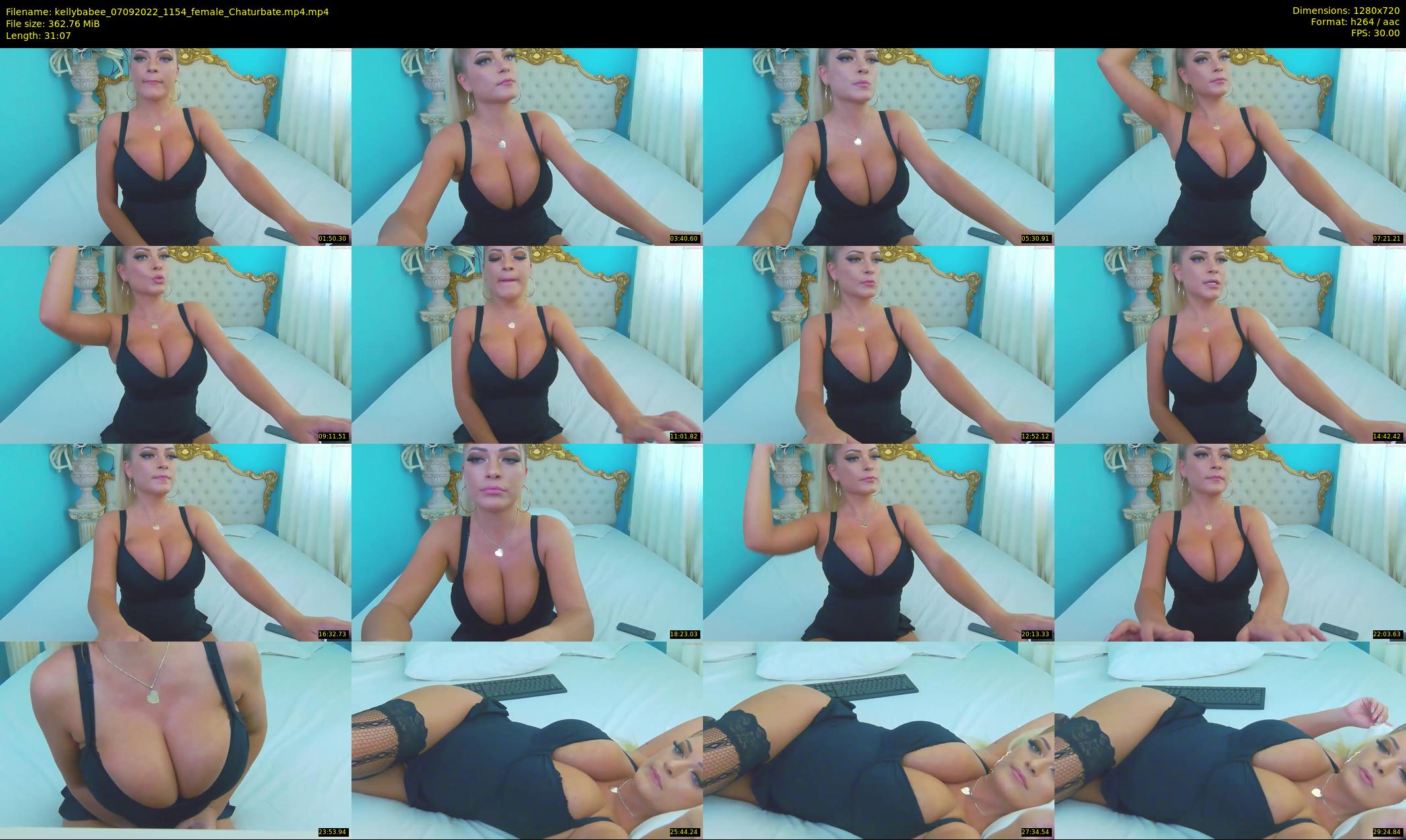 kellybabee — 32 minute Chaturbate female cam show recording, 720p, Sep 7, 2022