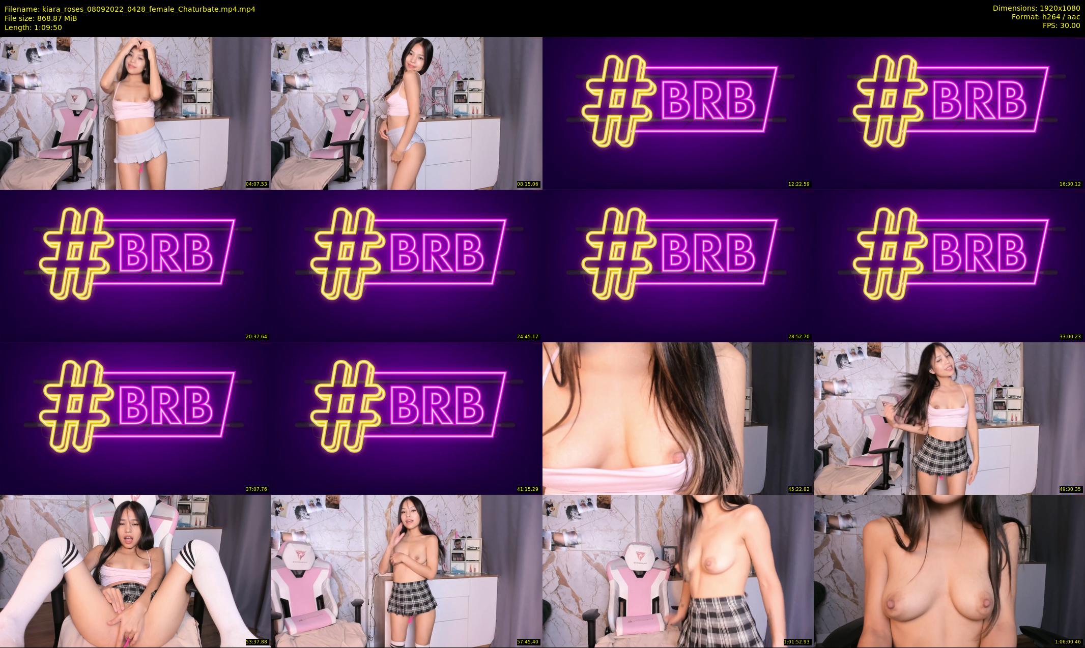kiara_roses — 70 minute Chaturbate female cam show recording, 1080p, Sep 8, 2022