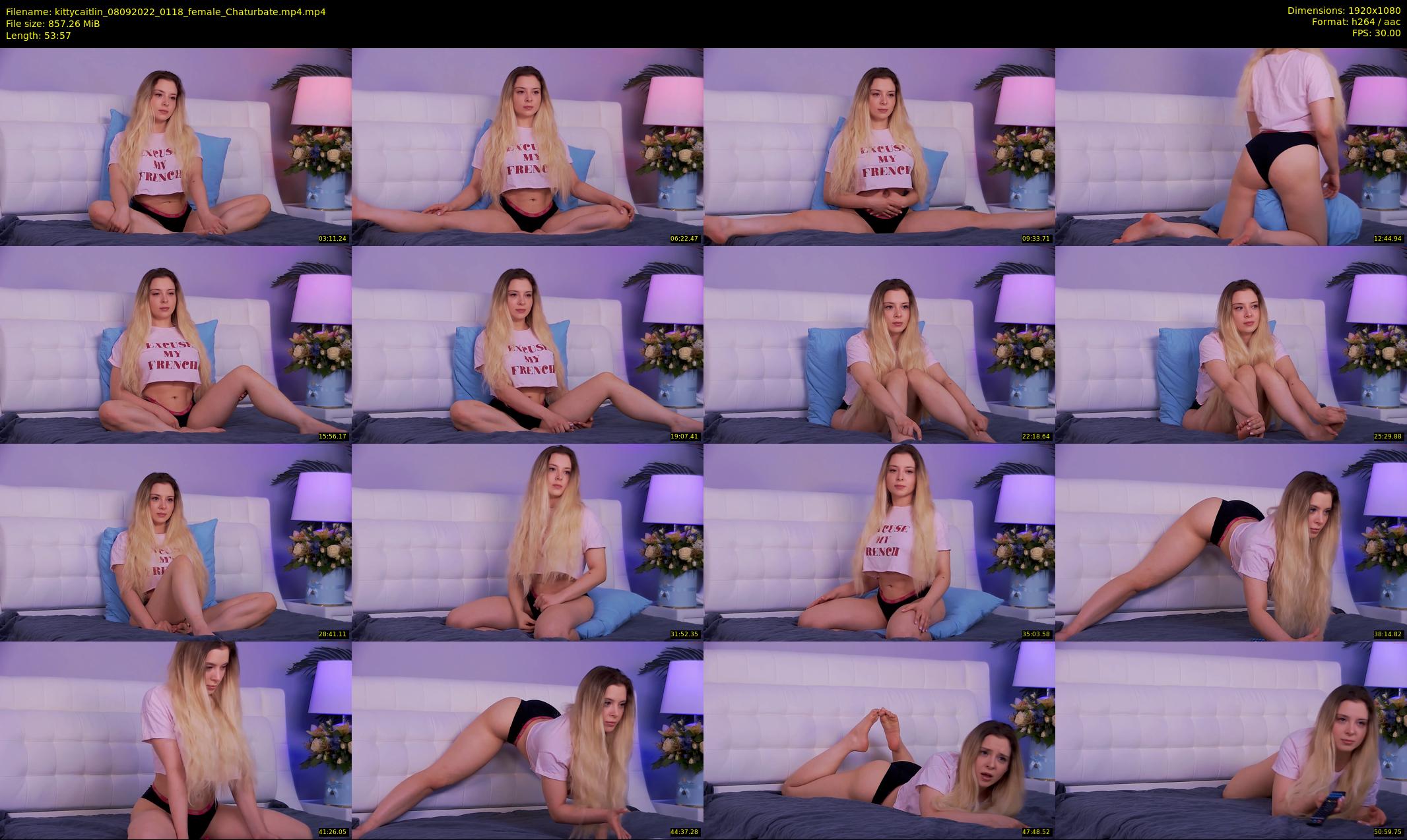 kittycaitlin — 54 minute Chaturbate female cam show recording, 1080p, Sep 8, 2022