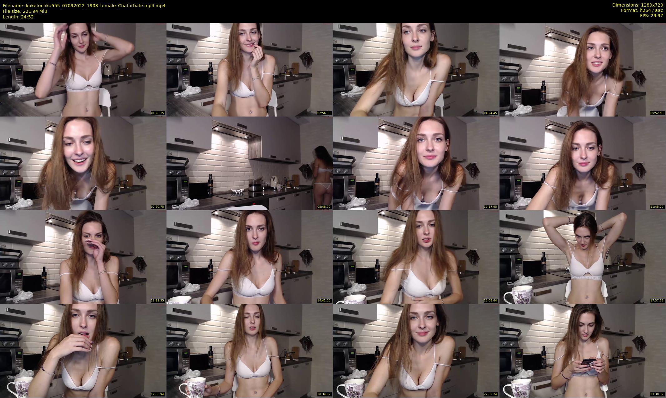 koketochka555 — 25 minute Chaturbate female cam show recording, 720p, Sep 7, 2022