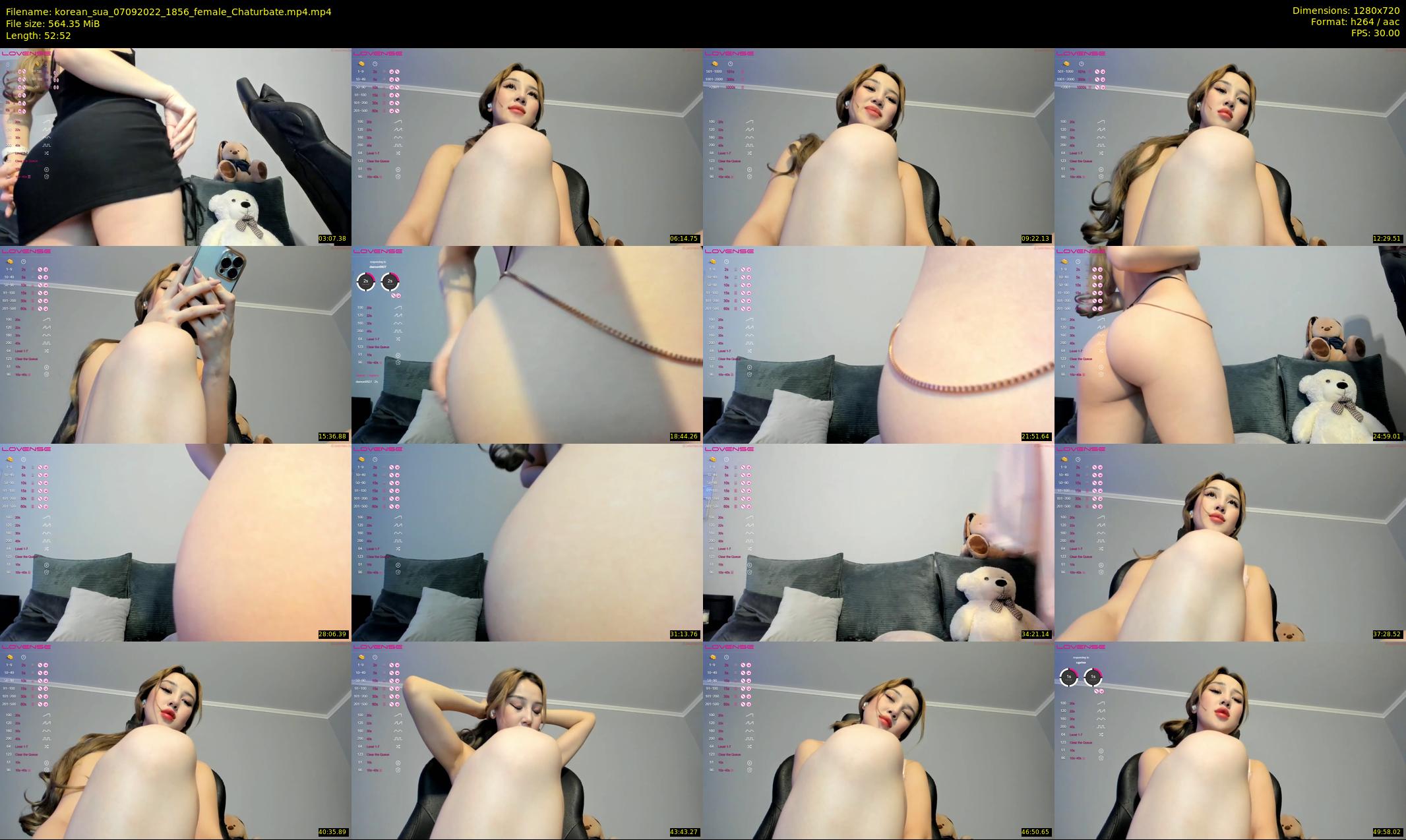 korean_sua — 53 minute Chaturbate female cam show recording, 720p, Sep 7, 2022
