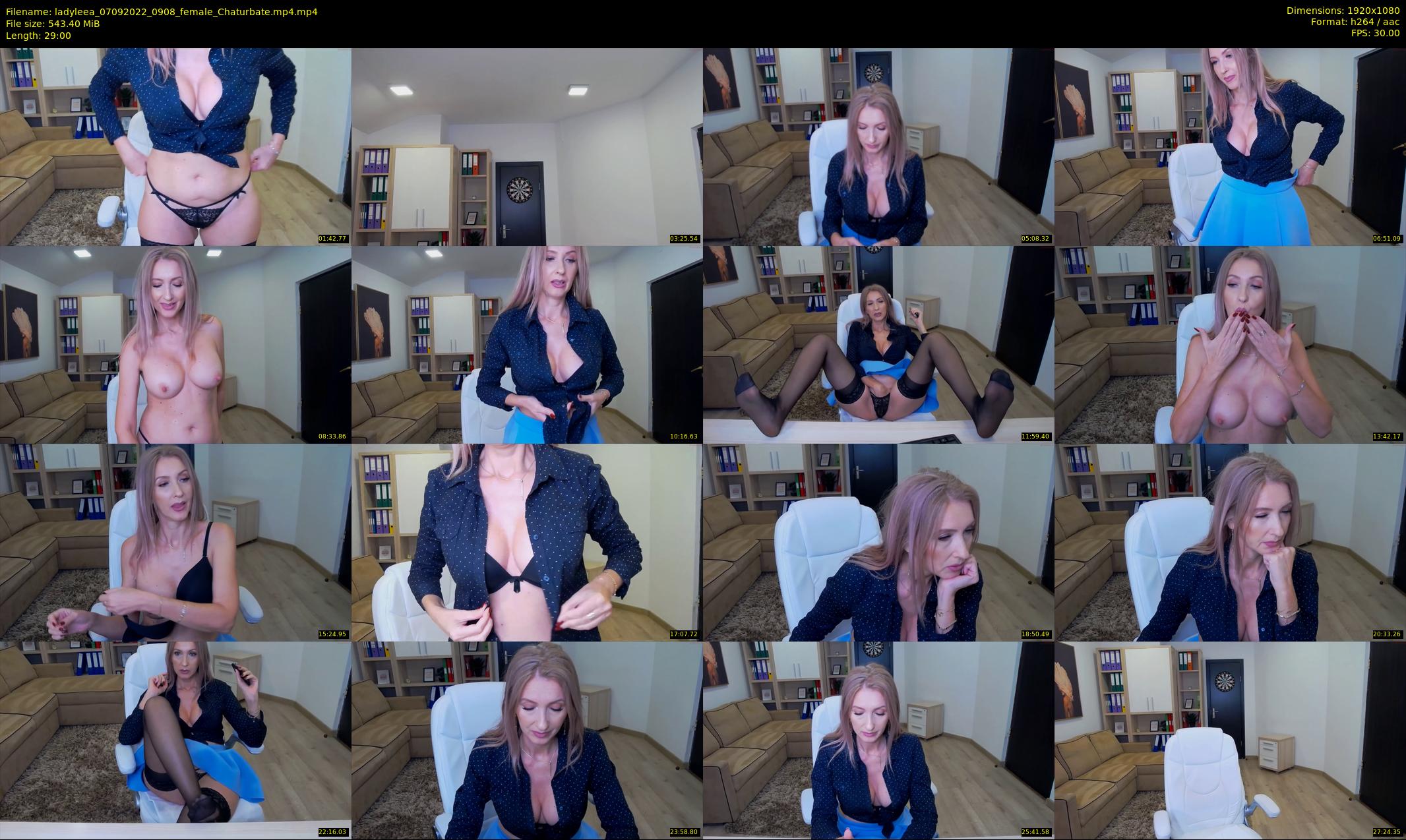 ladyleea — 29 minute Chaturbate female cam show recording, 1080p, Sep 7, 2022