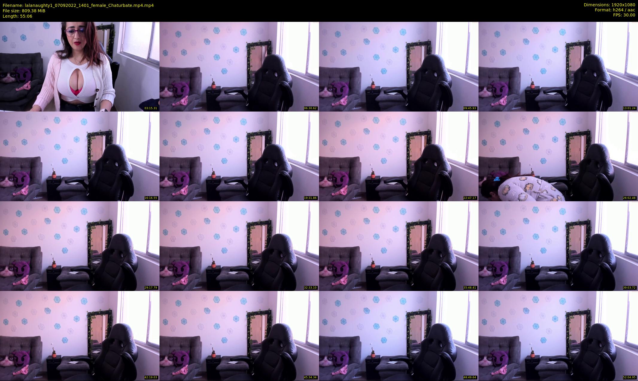 lalanaughty1 — 56 minute Chaturbate female cam show recording, 1080p, Sep 7, 2022