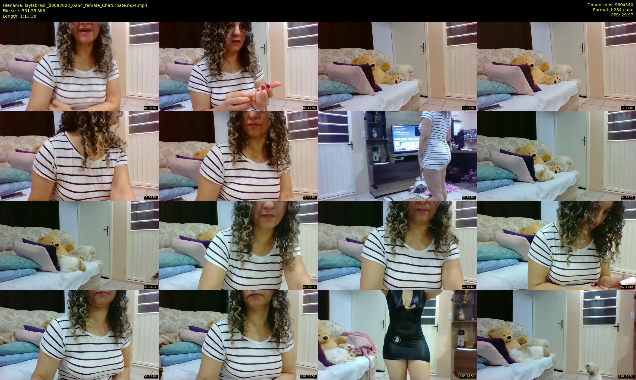 laylabrasil — 74 minute Chaturbate female cam show recording, 480p, Sep 8, 2022