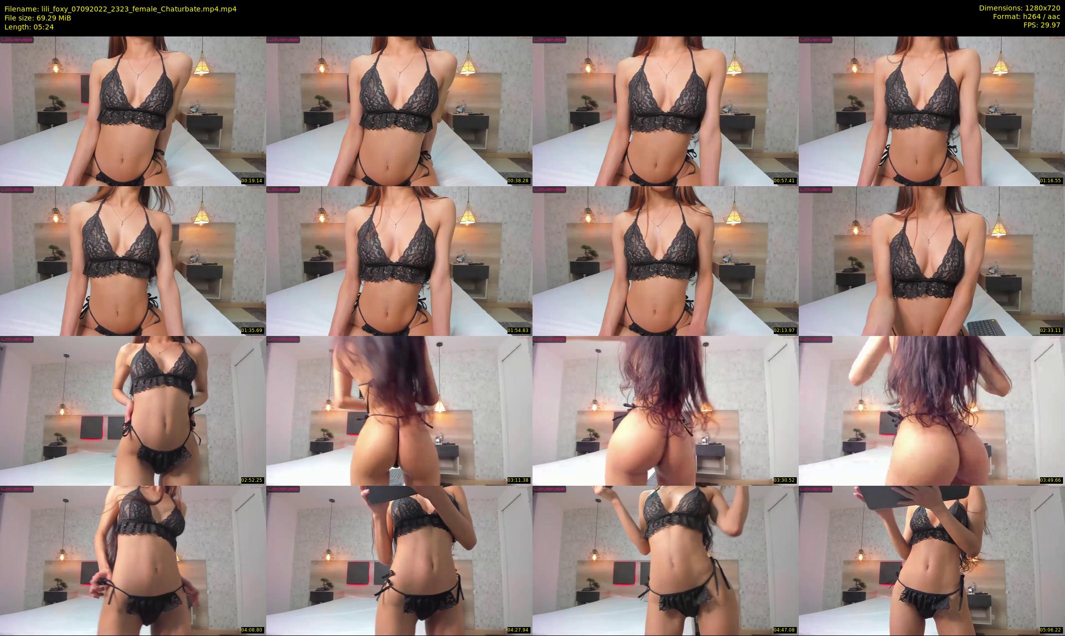 lili_foxy — 6 minute Chaturbate female cam show recording, 720p, Sep 7, 2022
