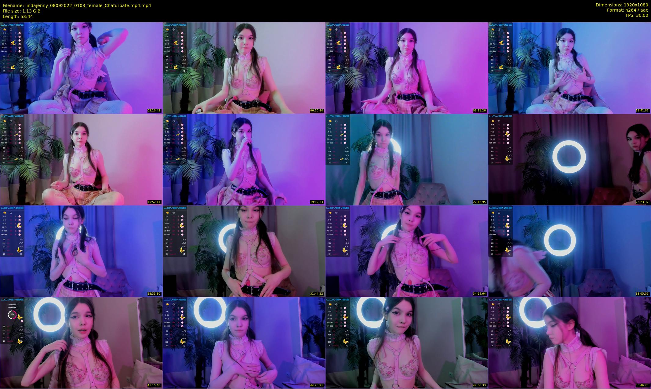 lindajenny — 54 minute Chaturbate couple cam show recording, 1080p, Sep 8, 2022