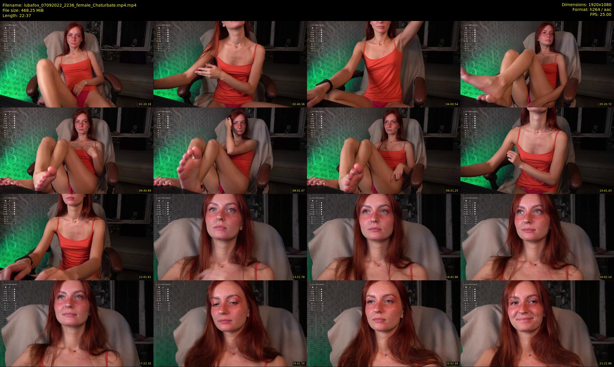 lubafox — 23 minute Chaturbate female cam show recording, 1080p, Sep 7, 2022