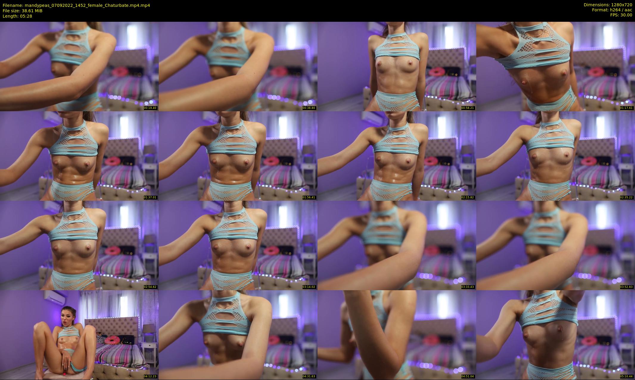 mandypeas — 6 minute Chaturbate female cam show recording, 720p, Sep 7, 2022