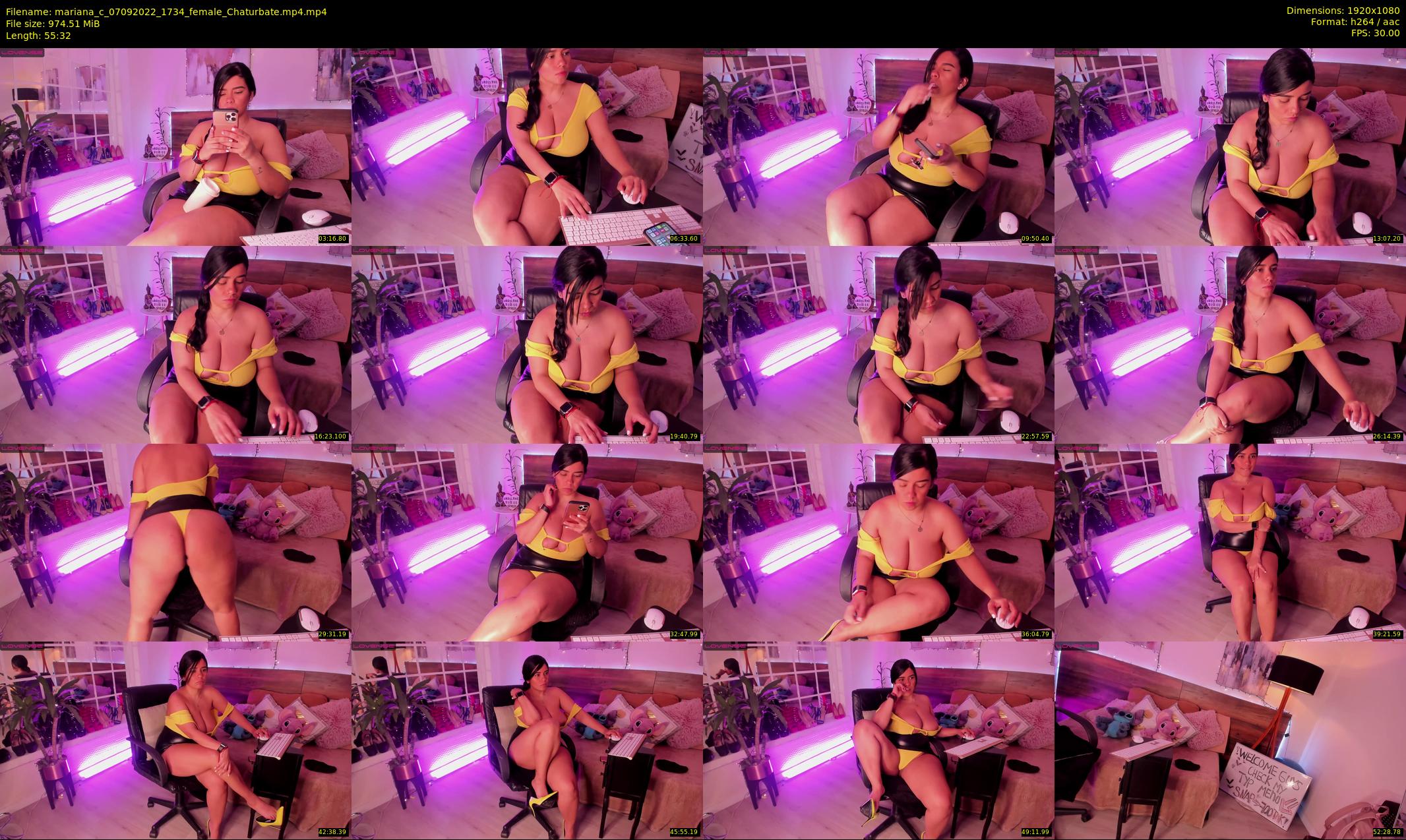 mariana_c — 56 minute Chaturbate female cam show recording, 1080p, Sep 7, 2022