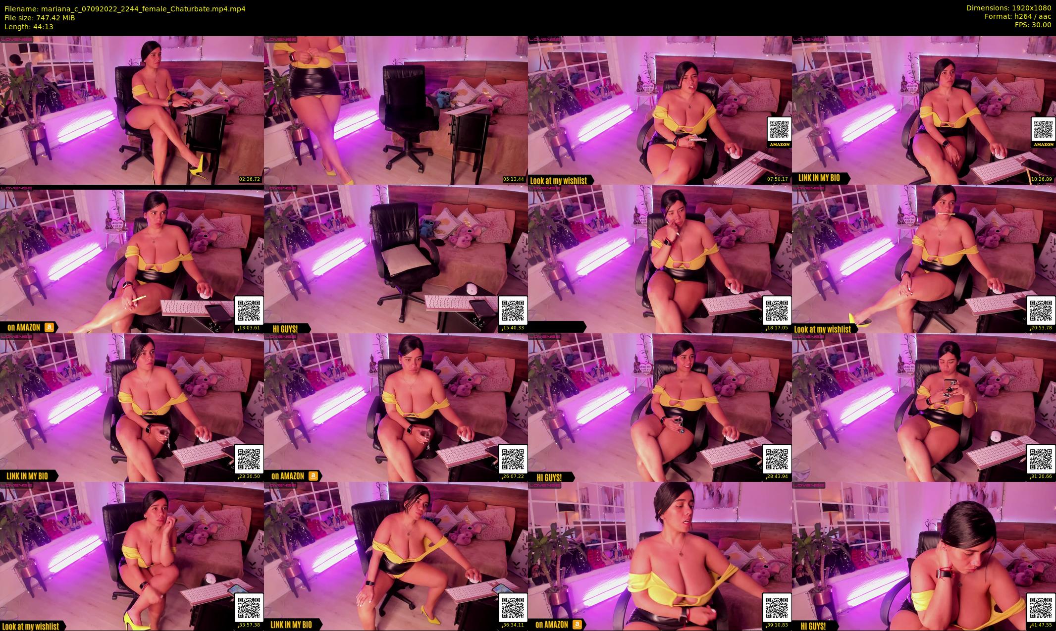 mariana_c — 45 minute Chaturbate female cam show recording, 1080p, Sep 7, 2022