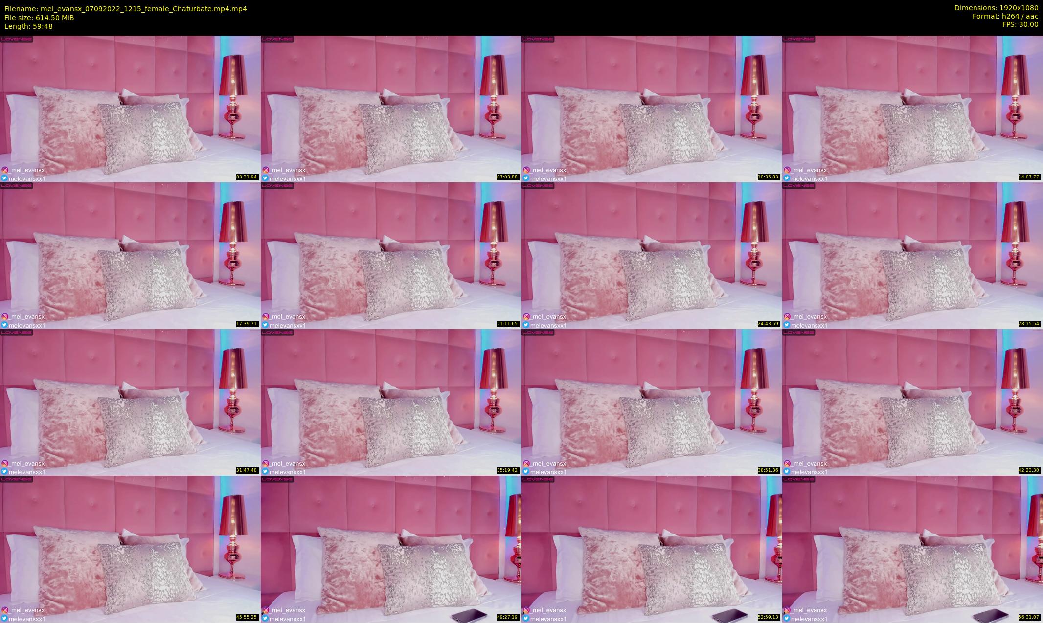 mel_evansx — 60 minute Chaturbate female cam show recording, 1080p, Sep 7, 2022