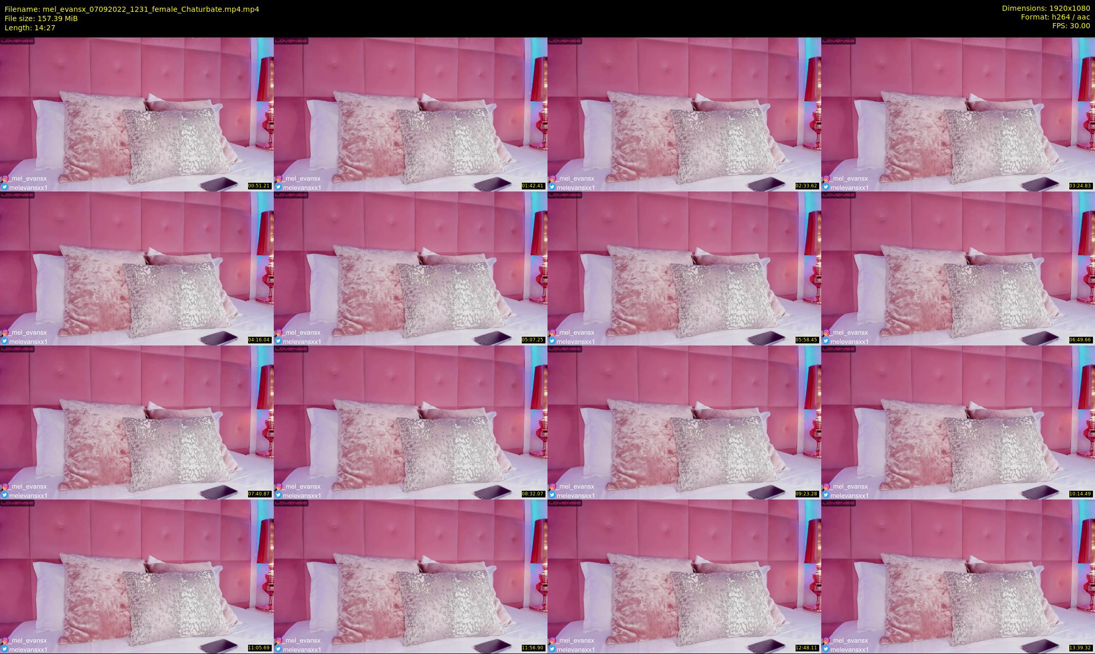 mel_evansx — 15 minute Chaturbate female cam show recording, 1080p, Sep 7, 2022