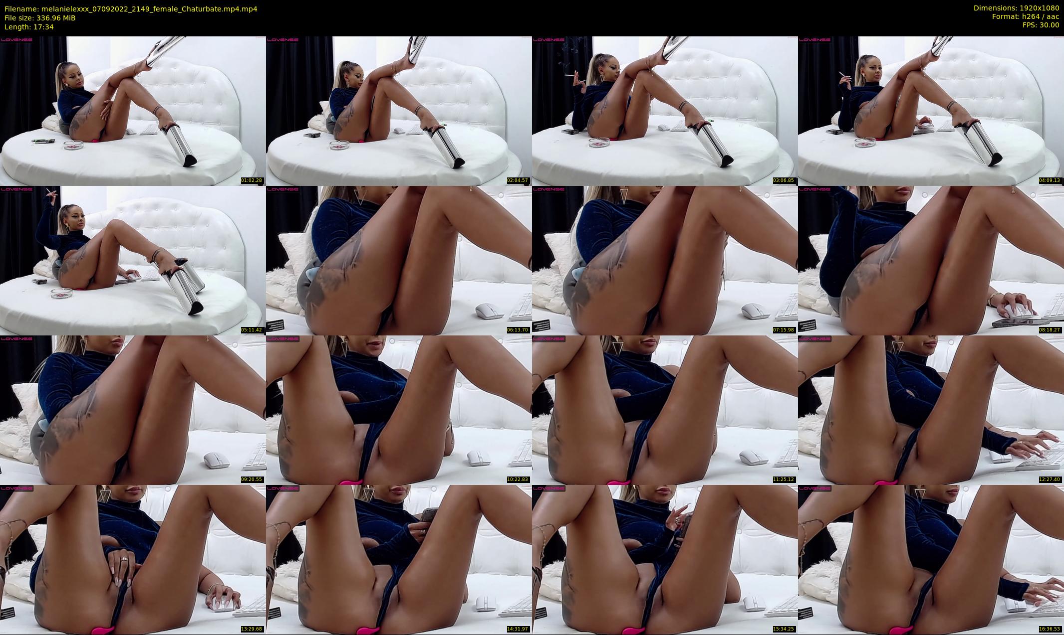 melanielexxx — 18 minute Chaturbate female cam show recording, 1080p, Sep 7, 2022