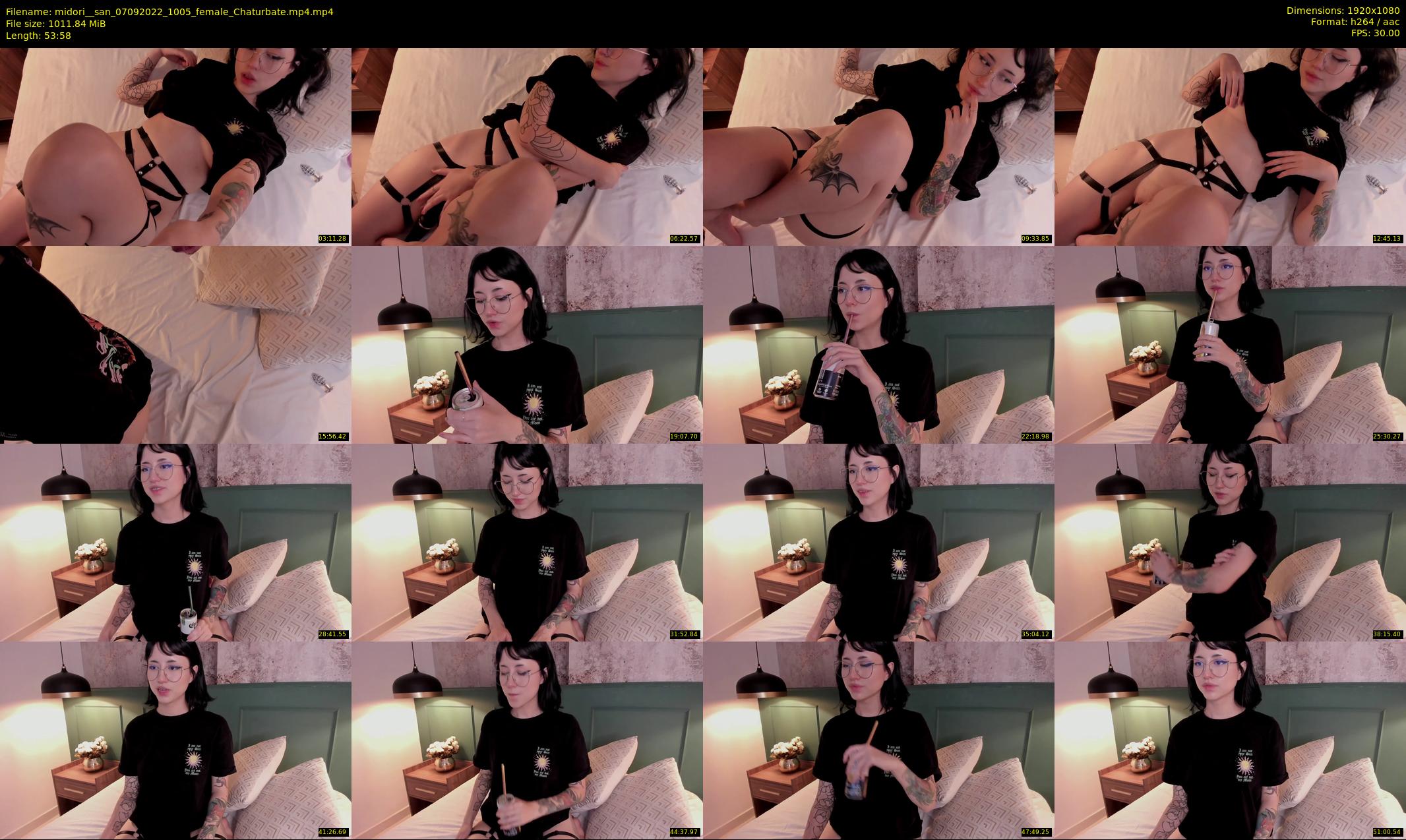 midori__san — 54 minute Chaturbate female cam show recording, 1080p, Sep 7, 2022