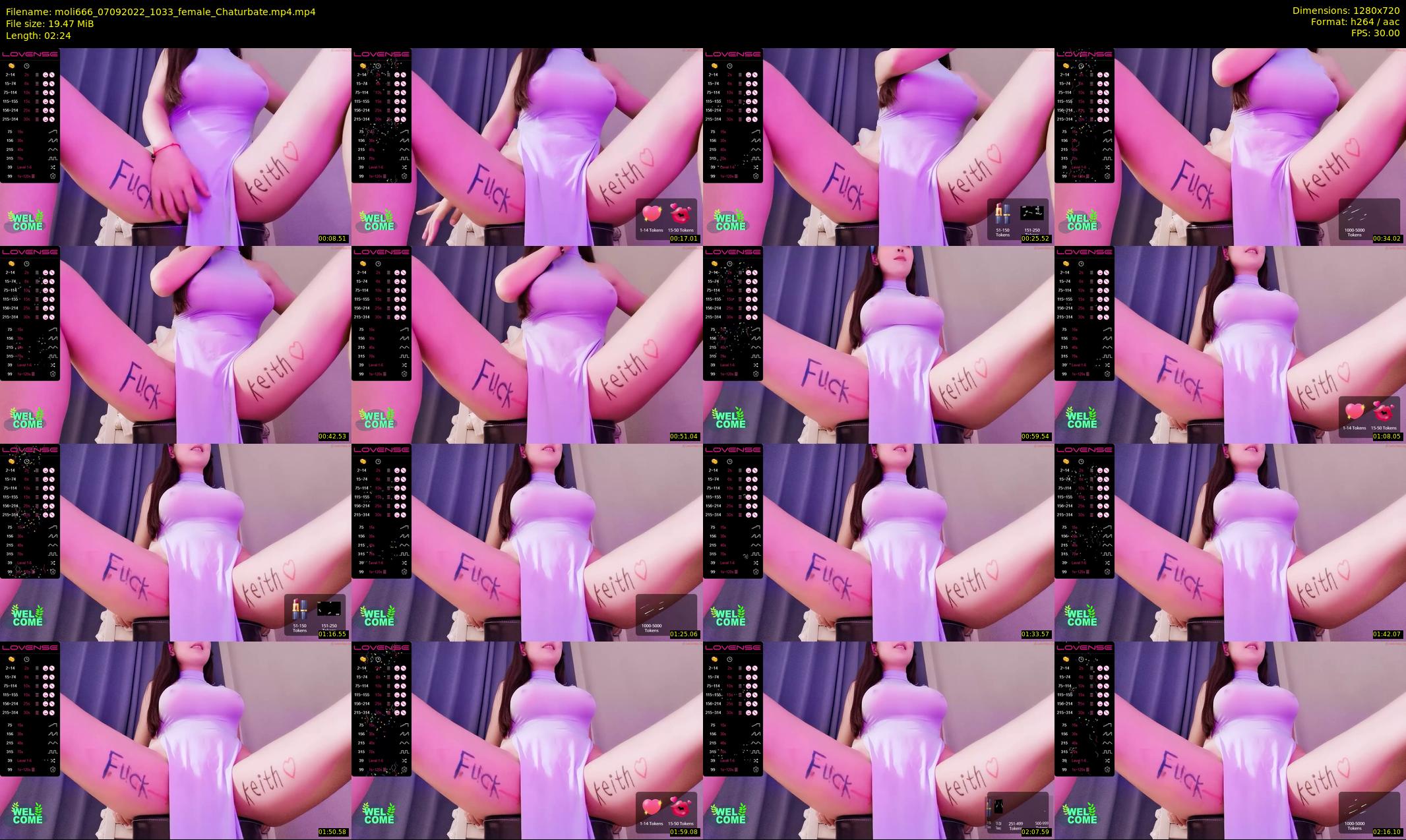 moli666 — 3 minute Chaturbate female cam show recording, 720p, Sep 7, 2022