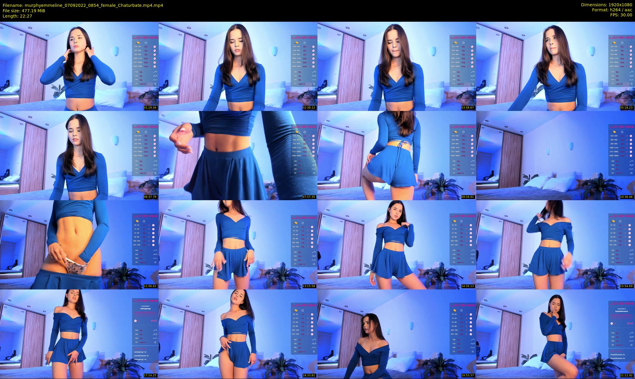 murphyemmeline — 23 minute Chaturbate female cam show recording, 1080p, Sep 7, 2022