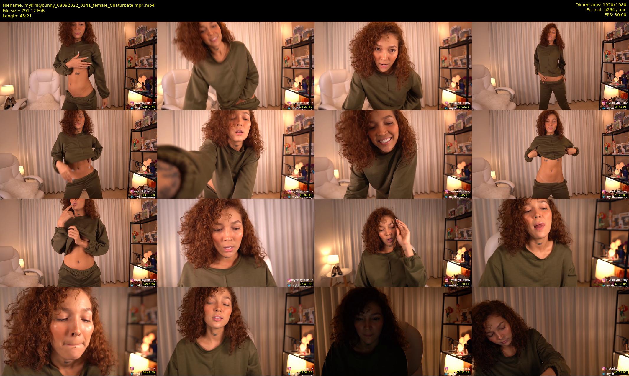 mykinkybunny — 46 minute Chaturbate female cam show recording, 1080p, Sep 8, 2022
