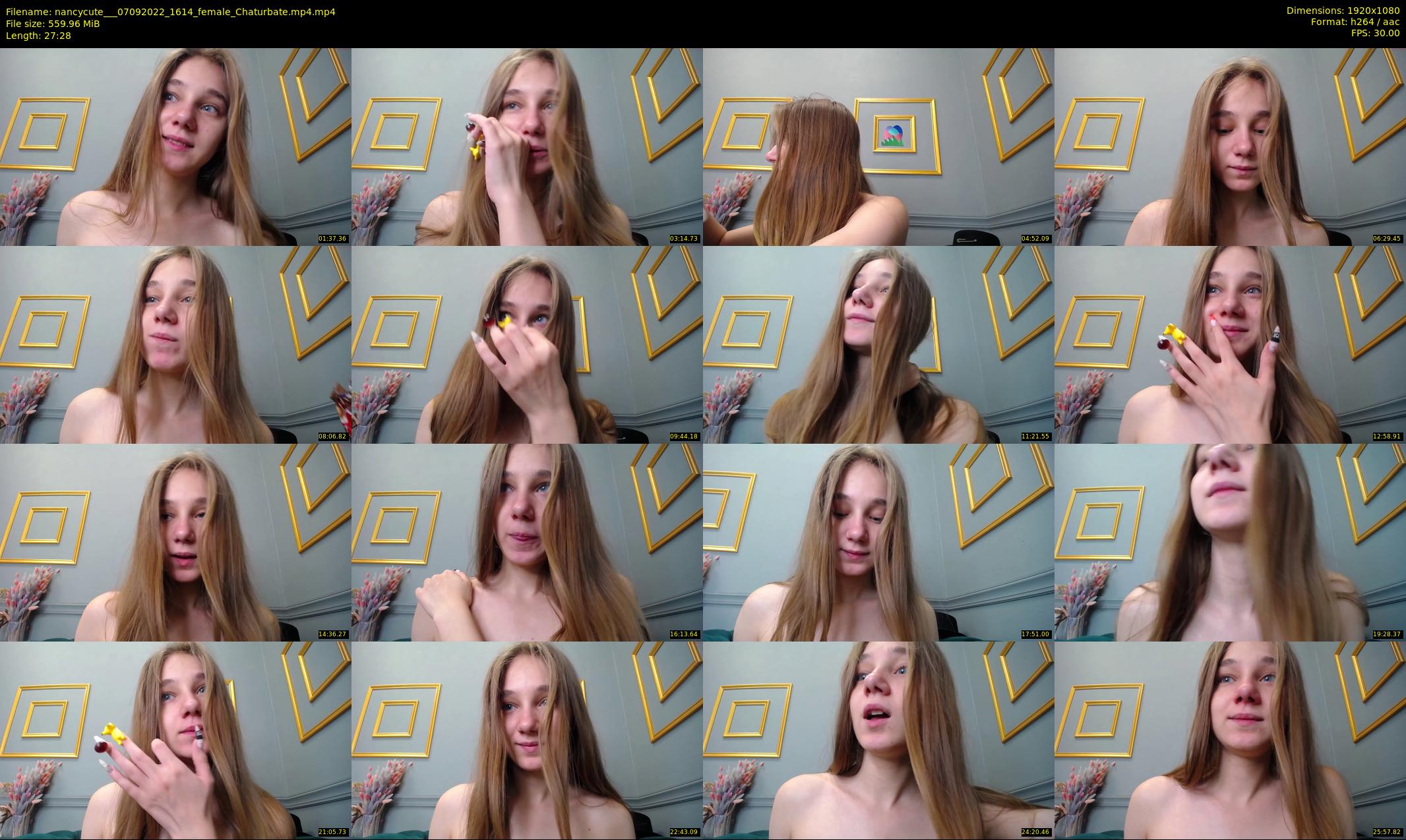nancycute__ — 28 minute Chaturbate female cam show recording, 1080p, Sep 7, 2022
