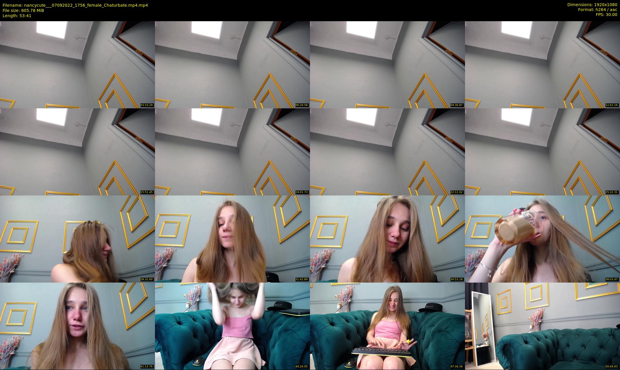 nancycute__ — 54 minute Chaturbate female cam show recording, 1080p, Sep 7, 2022