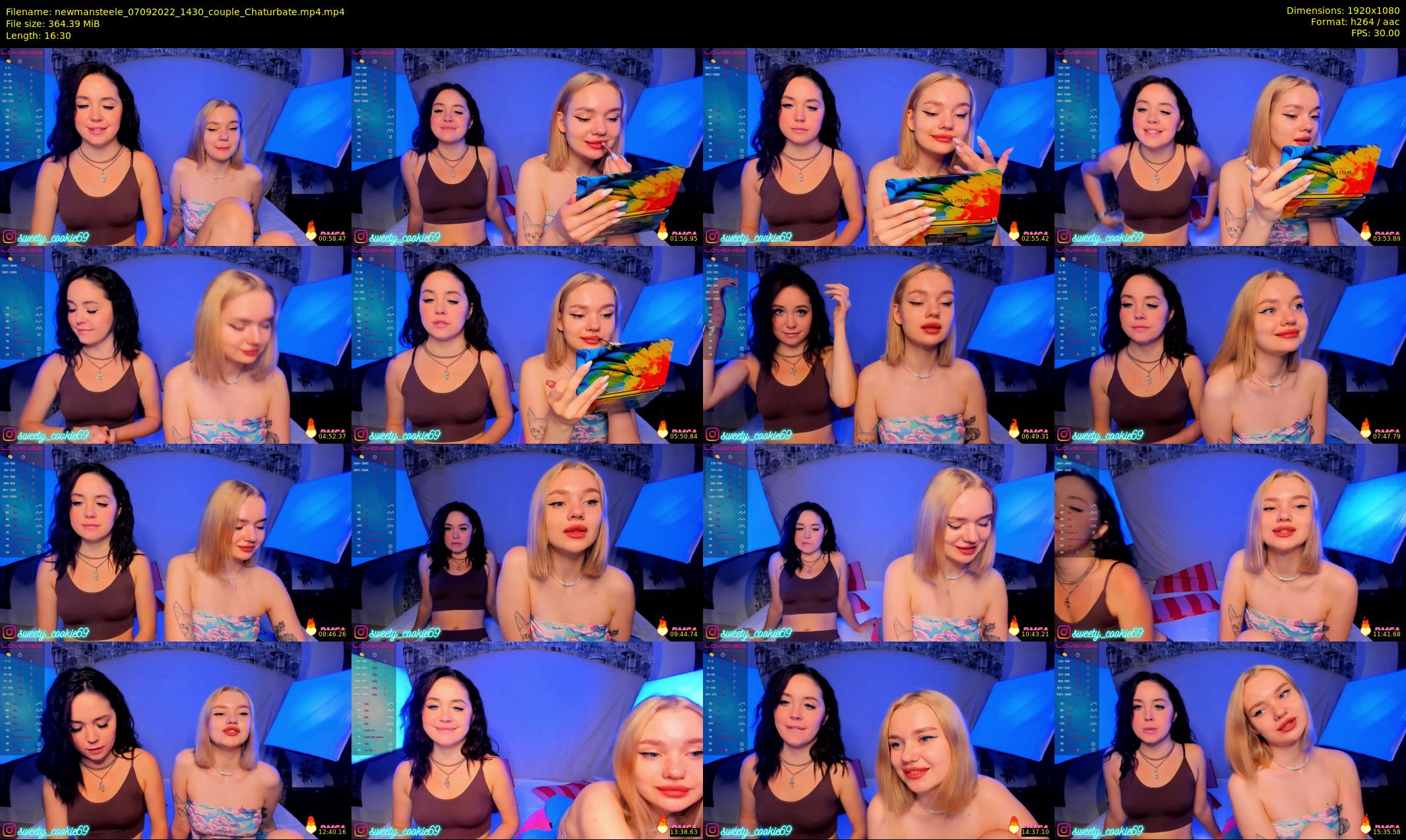 newmansteele — 17 minute Chaturbate couple cam show recording, 1080p, Sep 7, 2022