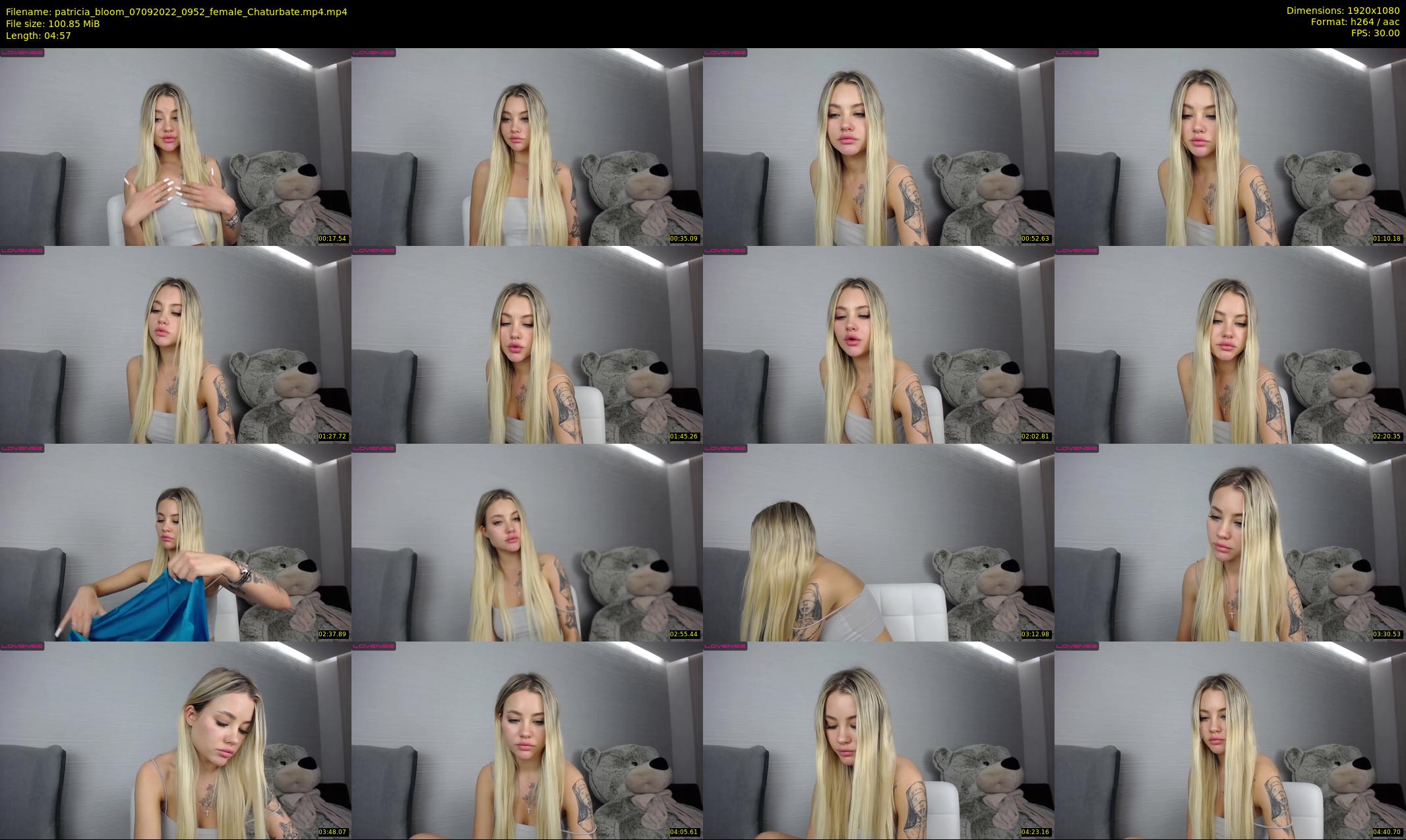 patricia_bloom — 5 minute Chaturbate female cam show recording, 1080p, Sep 7, 2022