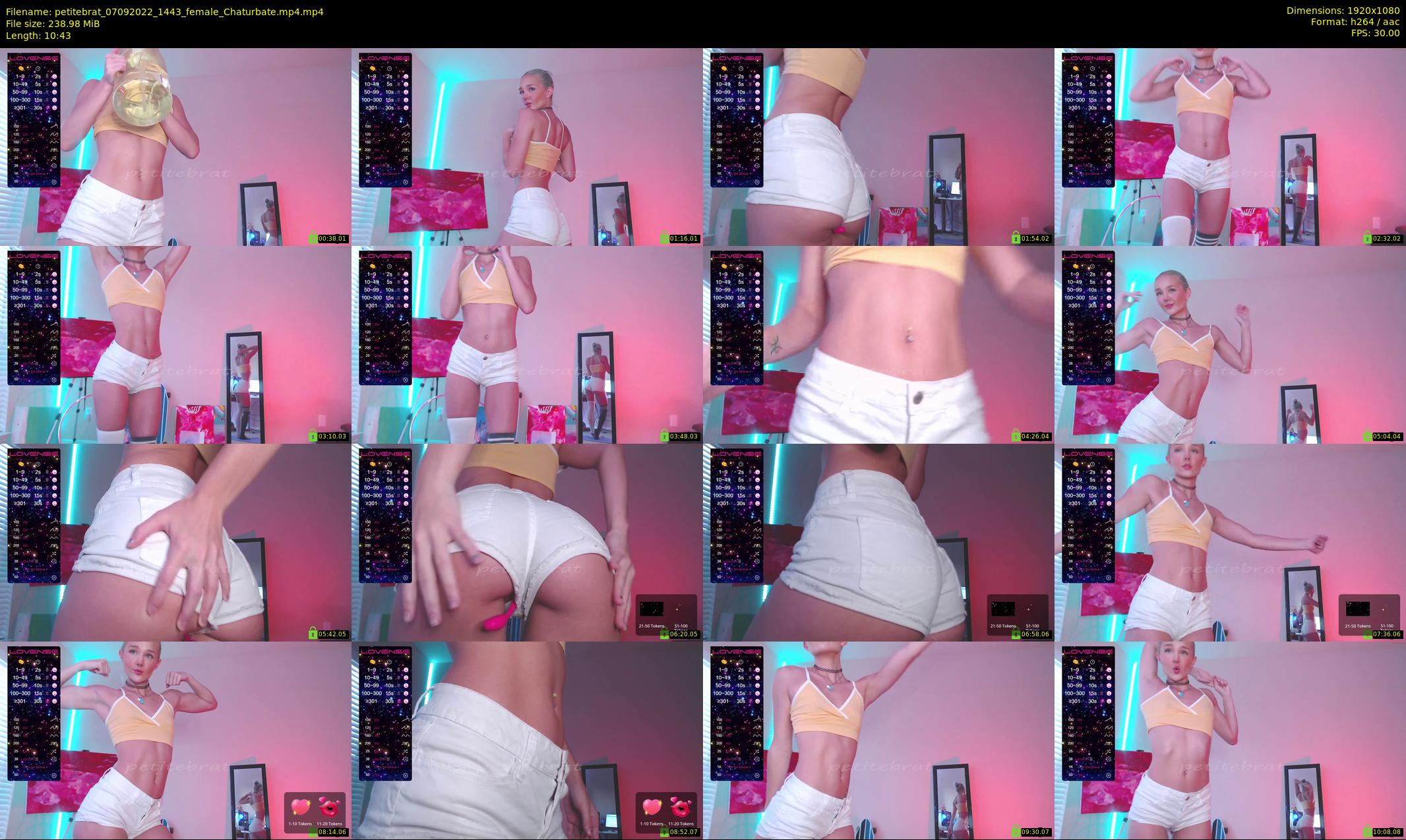 petitebrat — 11 minute Chaturbate female cam show recording, 1080p, Sep 7, 2022
