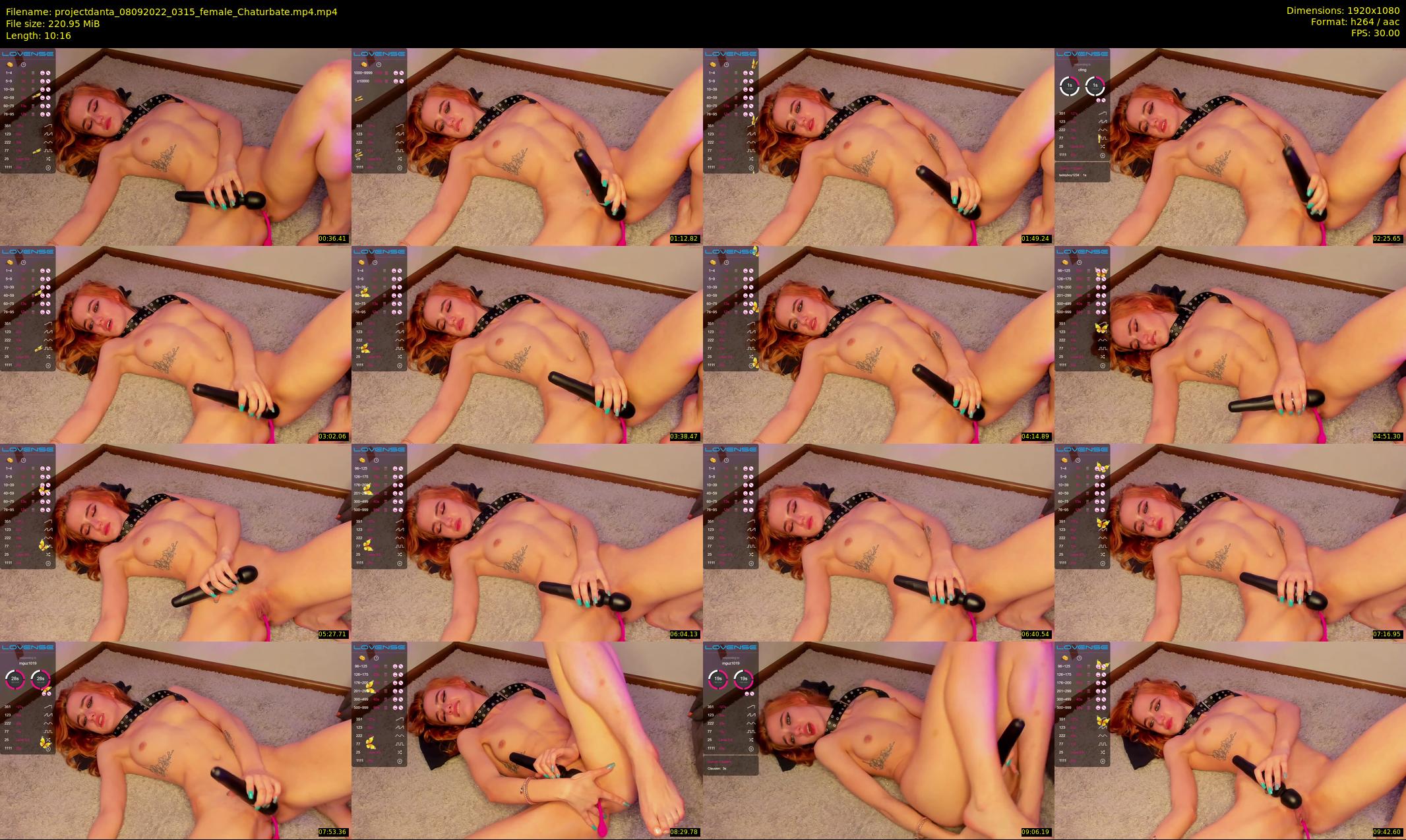 projectdanta — 11 minute Chaturbate female cam show recording, 1080p, Sep 8, 2022