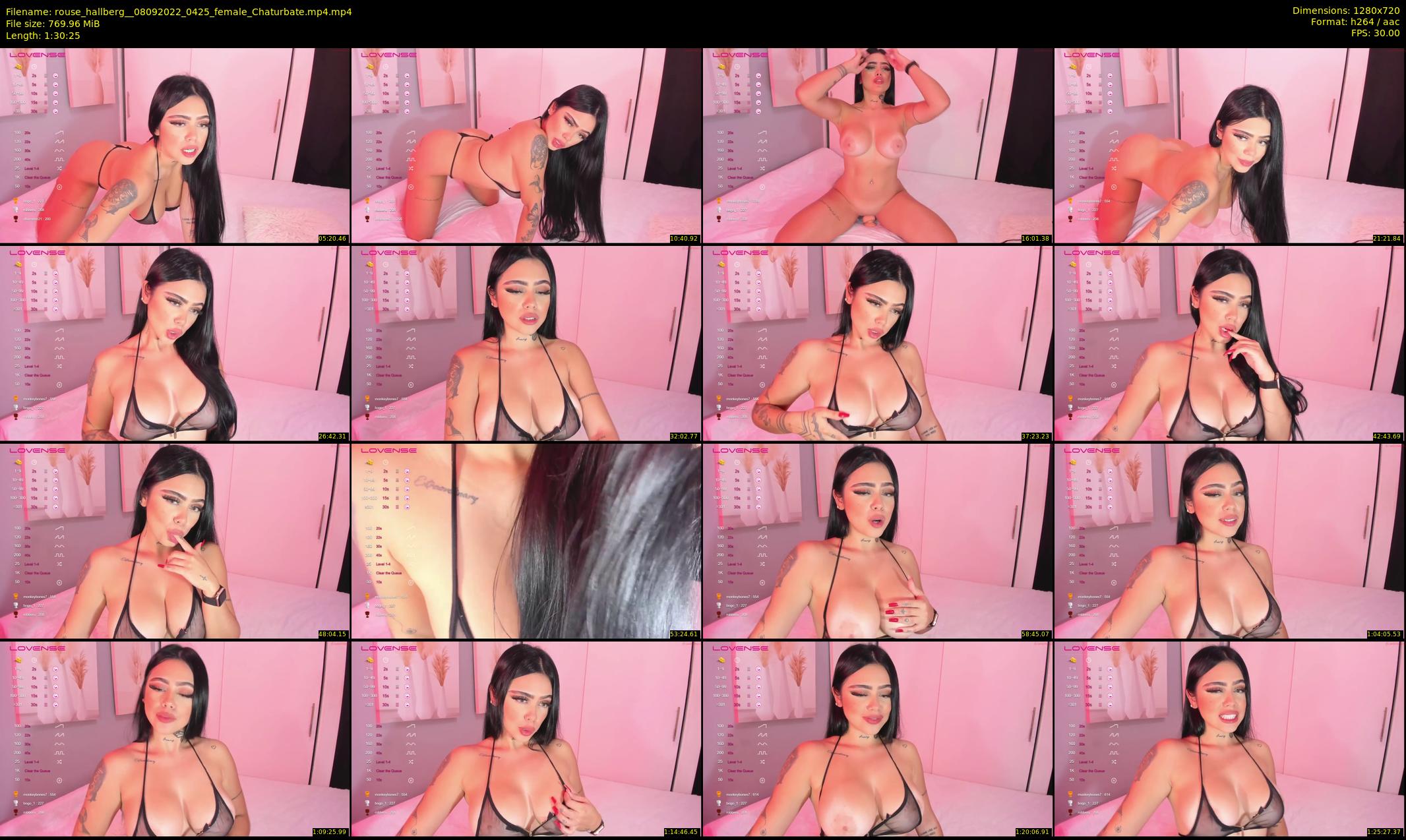 rouse_hallberg_ — 91 minute Chaturbate female cam show recording, 720p, Sep 8, 2022