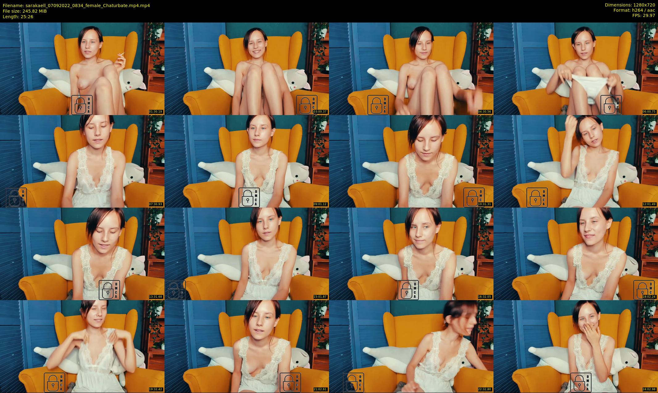 sarakaell — 26 minute Chaturbate female cam show recording, 720p, Sep 7, 2022
