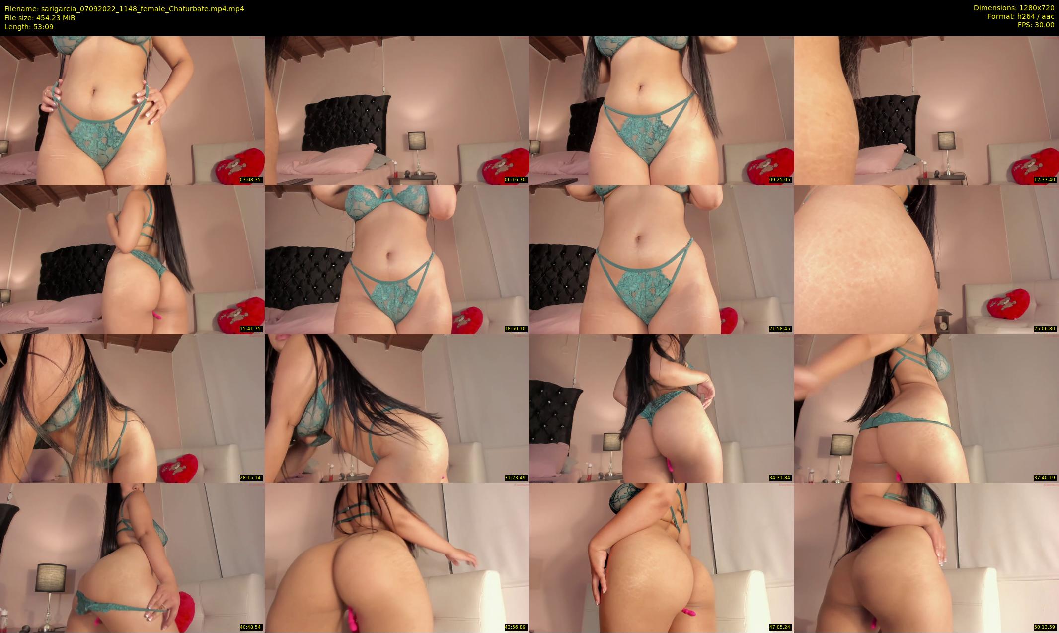 sarigarcia — 54 minute Chaturbate female cam show recording, 720p, Sep 7, 2022