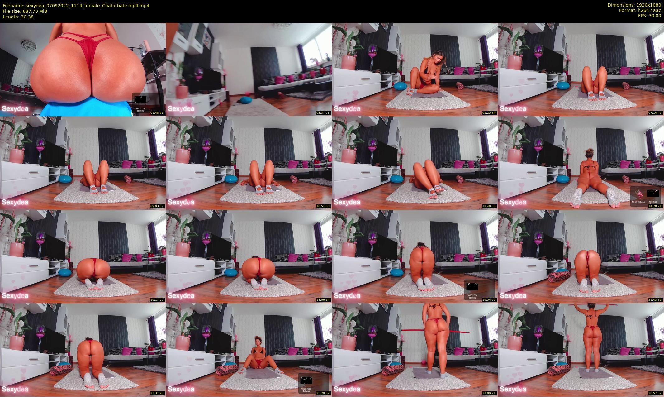 sexydea — 31 minute Chaturbate female cam show recording, 1080p, Sep 7, 2022