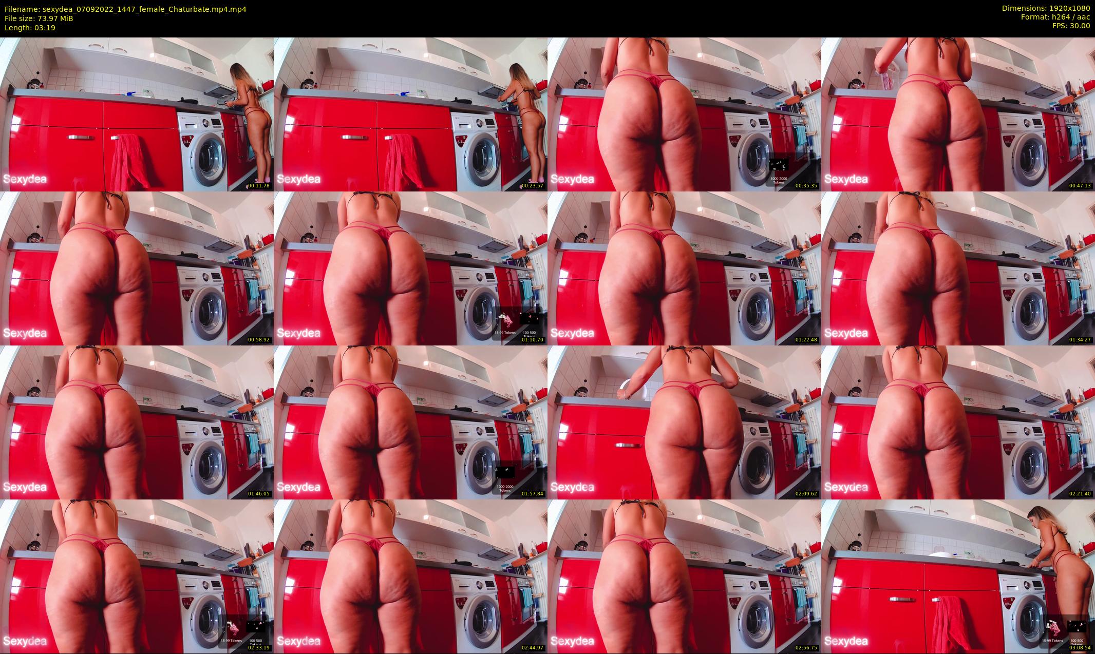 sexydea — 4 minute Chaturbate female cam show recording, 1080p, Sep 7, 2022