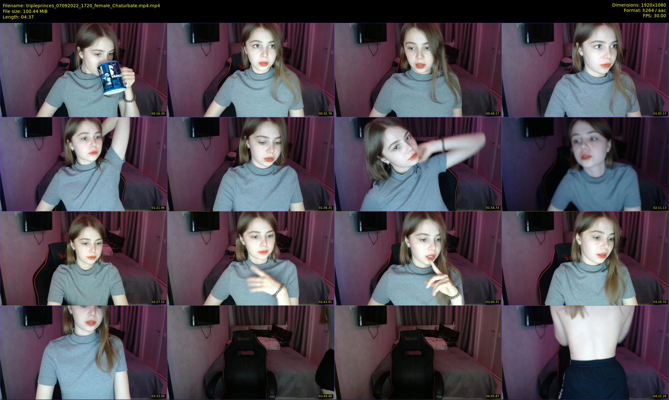 tripleprinces — 5 minute Chaturbate female cam show recording, 1080p, Sep 7, 2022