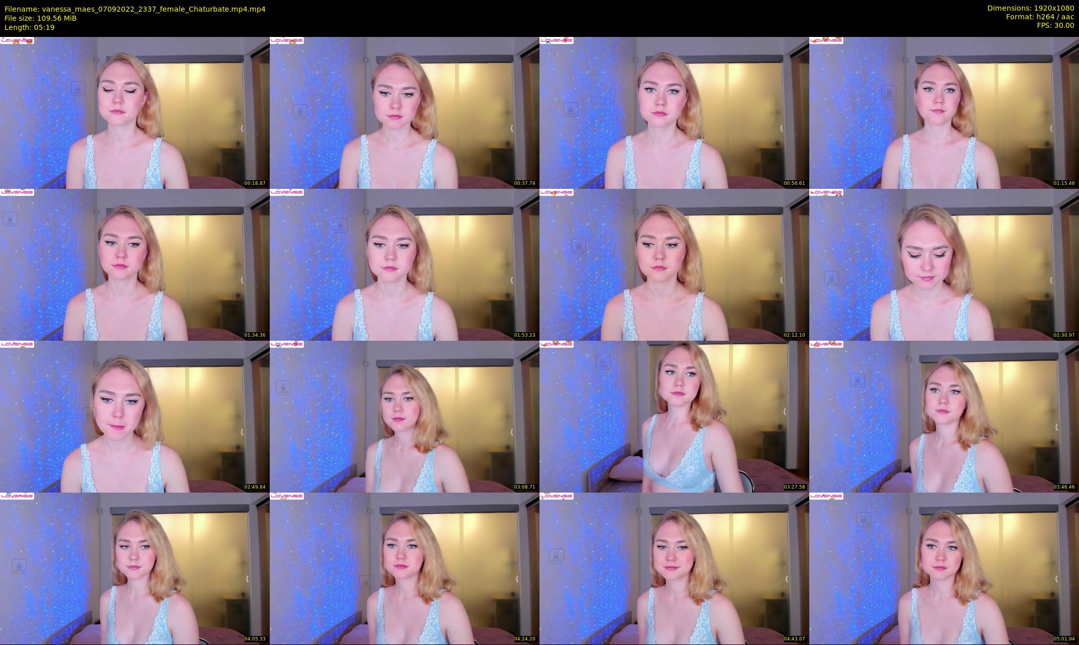 vanessa_maes — 6 minute Chaturbate female cam show recording, 1080p, Sep 7, 2022