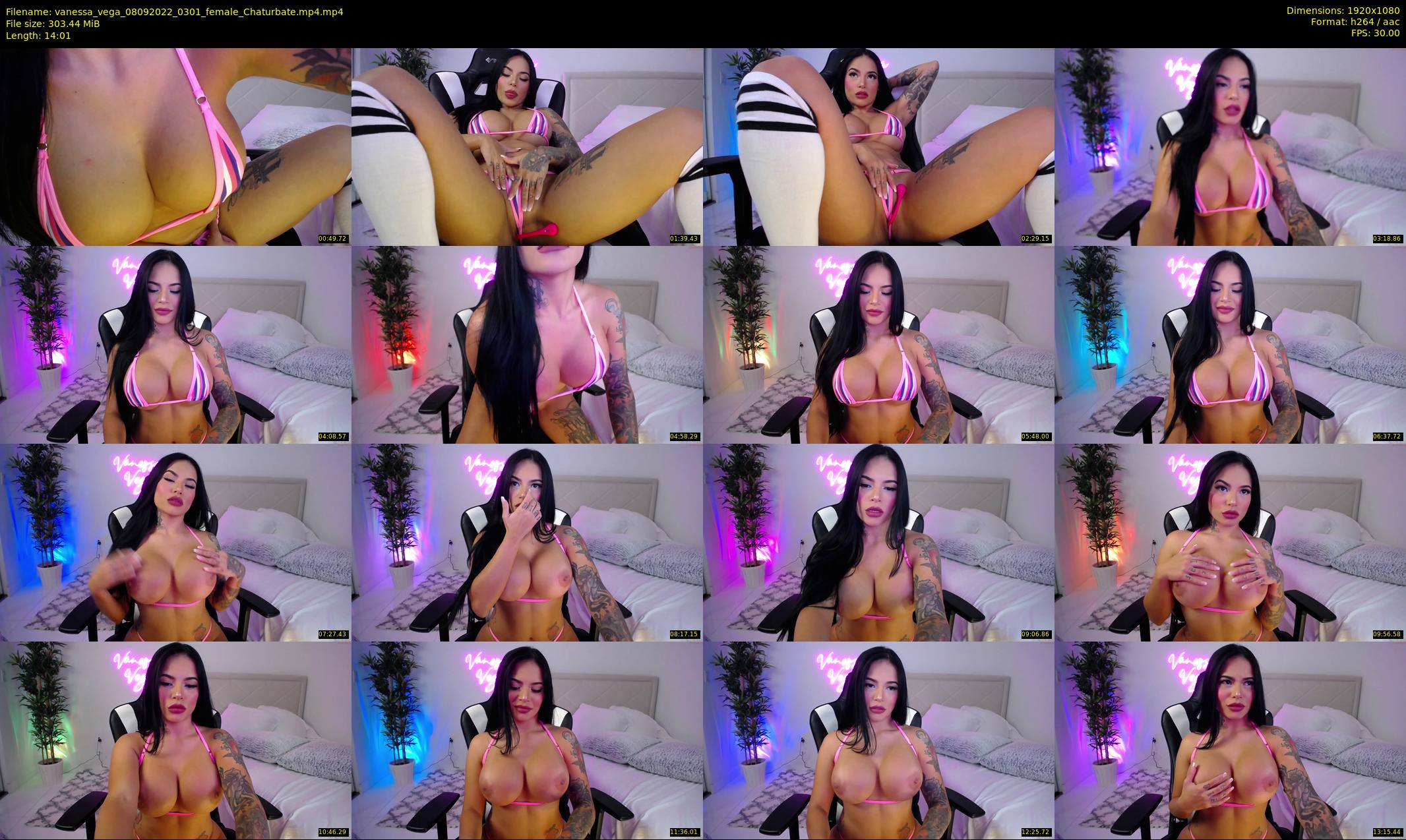 vanessa_vega — 15 minute Chaturbate female cam show recording, 1080p, Sep 8, 2022